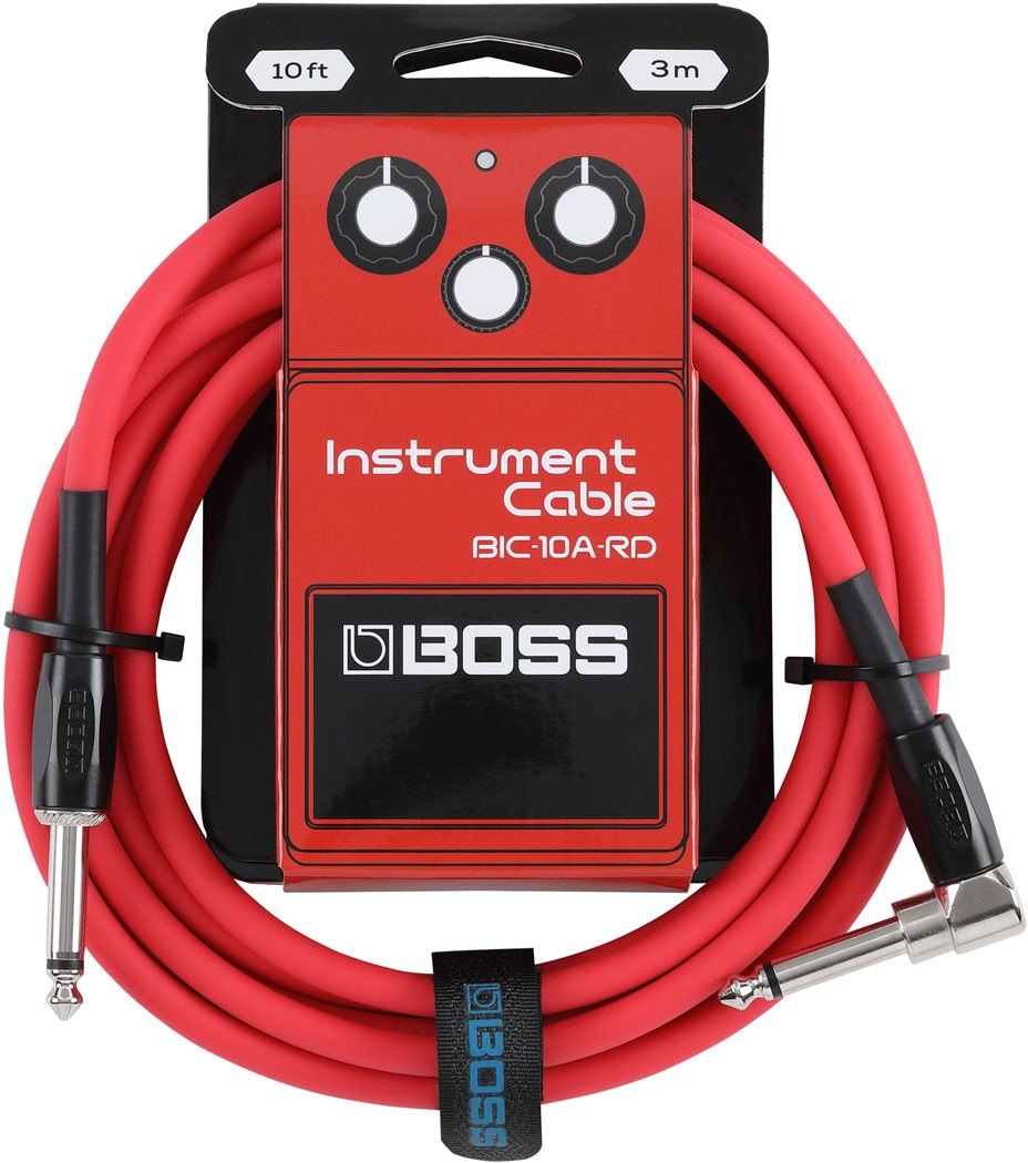 Dây Cáp Guitar BOSS BIC-10A 10ft (6 Màu) – Red