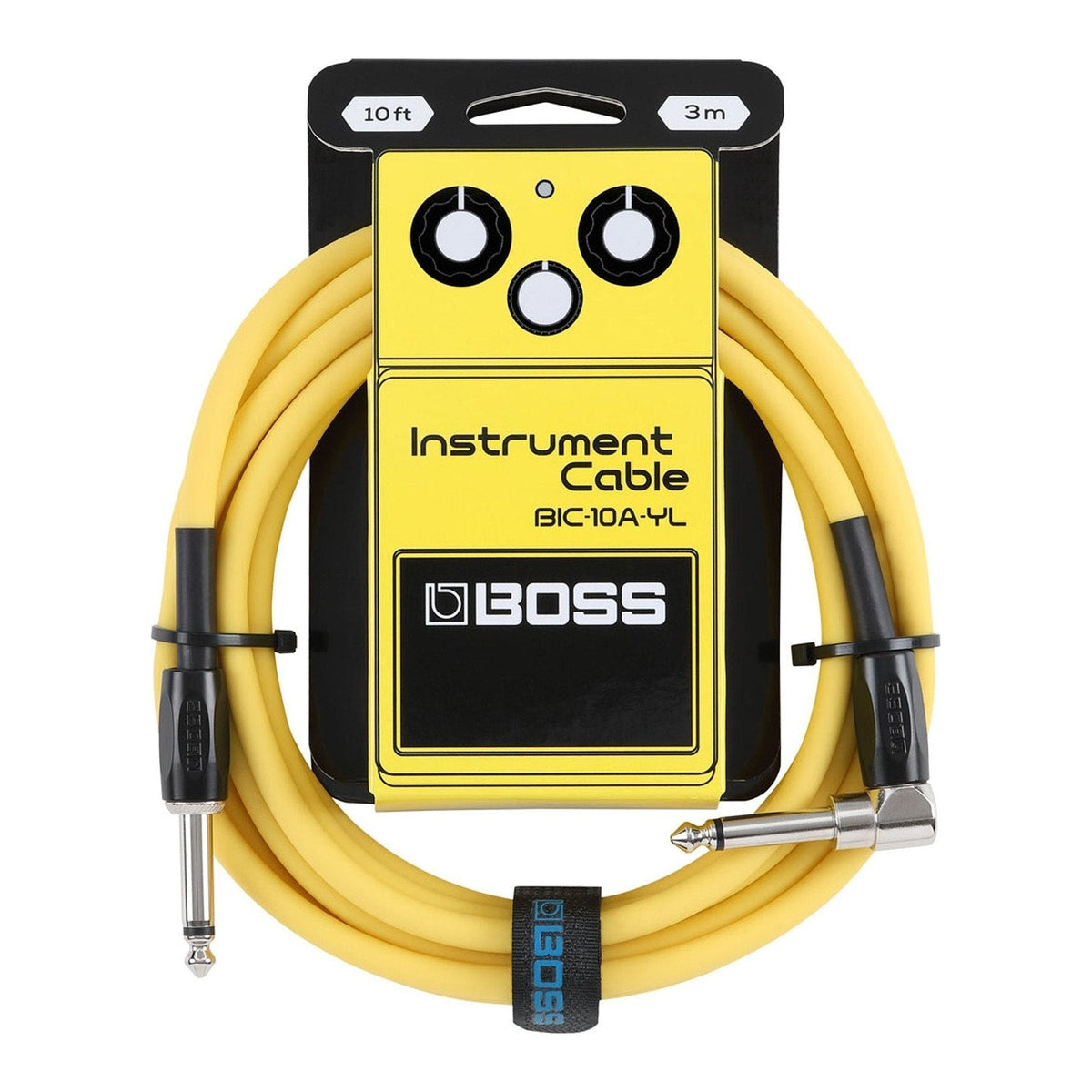Dây Cáp Guitar BOSS BIC-10A 10ft (6 Màu) – Yellow