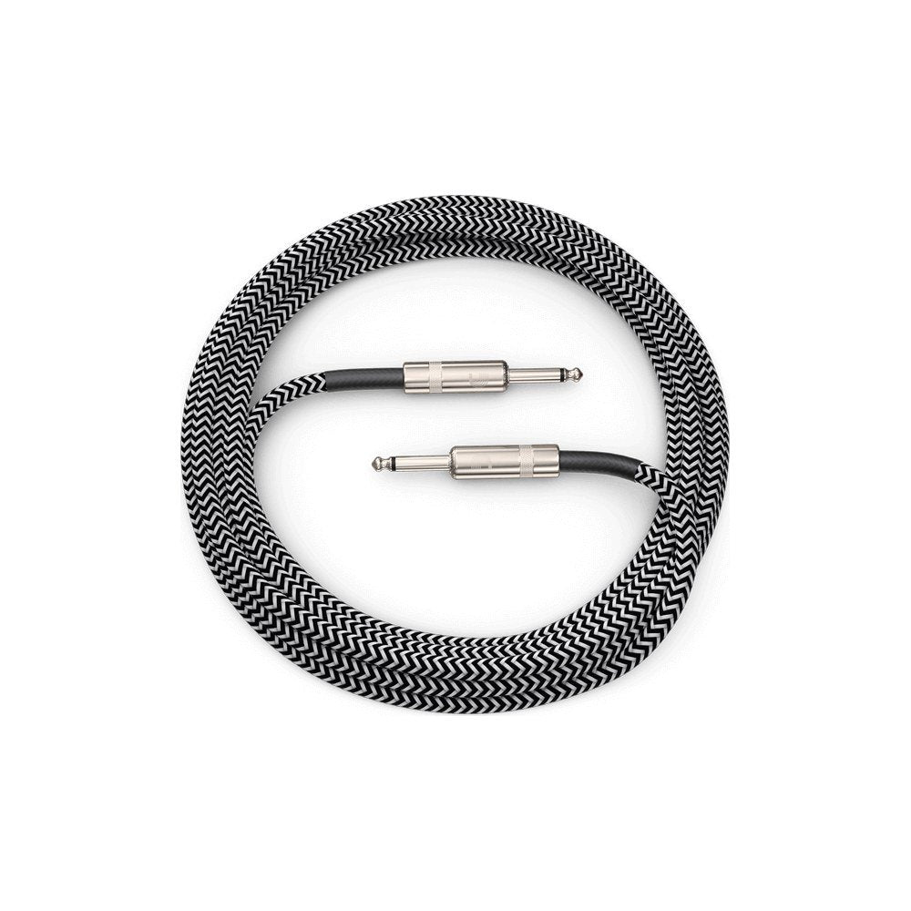 Dây Cáp Guitar D'Addario Braided Instrument Cable PW-BG – B&W Tweed