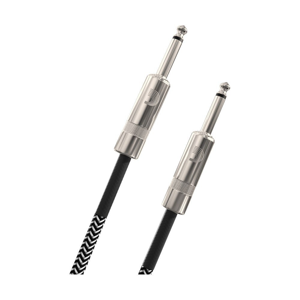 Dây Cáp Guitar D'Addario Braided Instrument Cable PW-BG – B&W Tweed