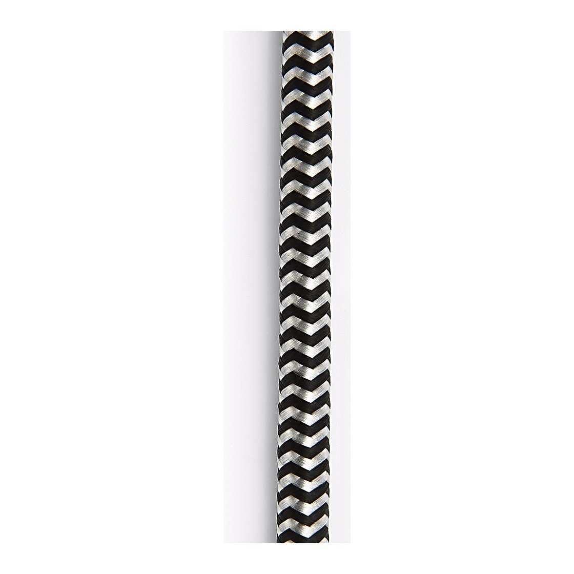 Dây Cáp Guitar D'Addario Braided Instrument Cable PW-BG – 4,6m (15ft), B&W Tweed
