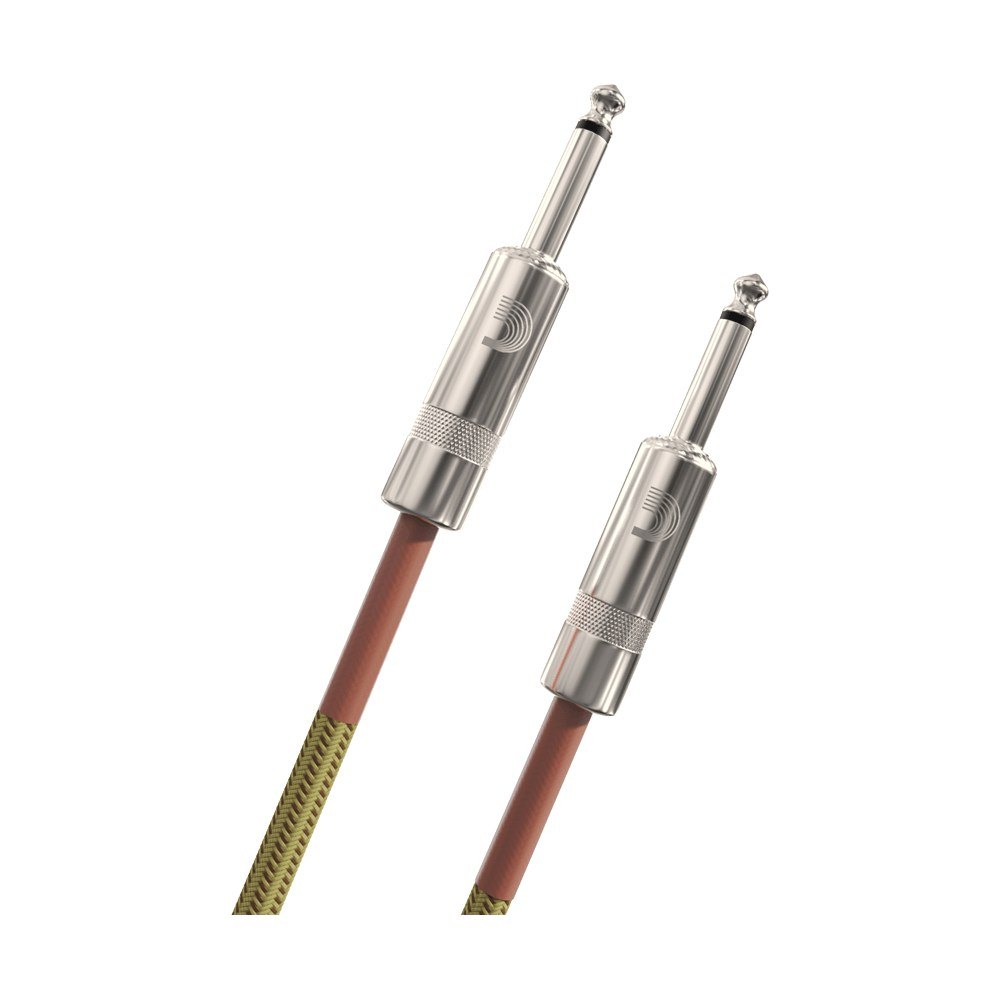 Dây Cáp Guitar D'Addario Braided Instrument Cable PW-BG – Tweed