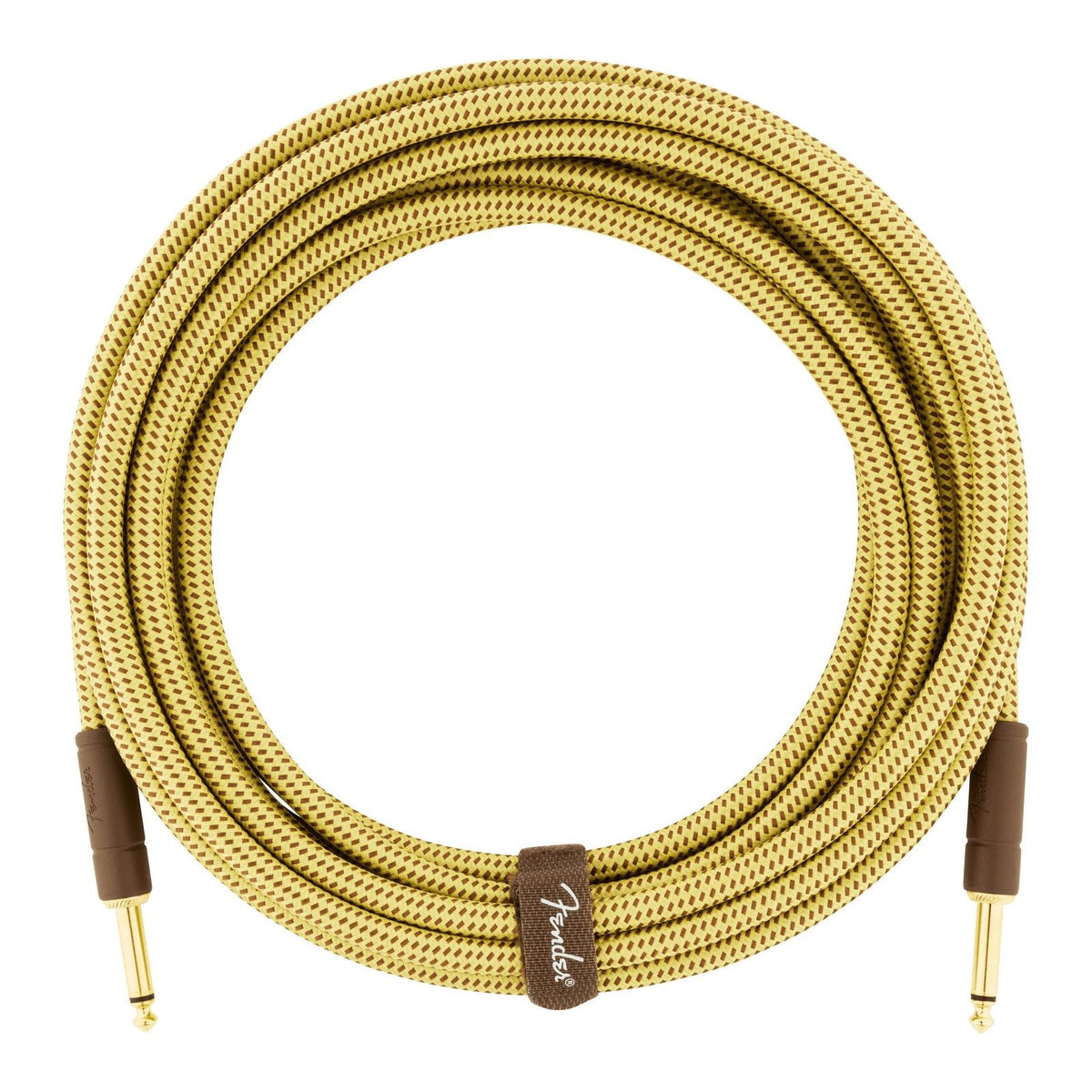 Dây Cáp Guitar Fender Deluxe Series Tweed Instrument Cable – 3m (10ft), Thẳng - Thẳng, Tweed