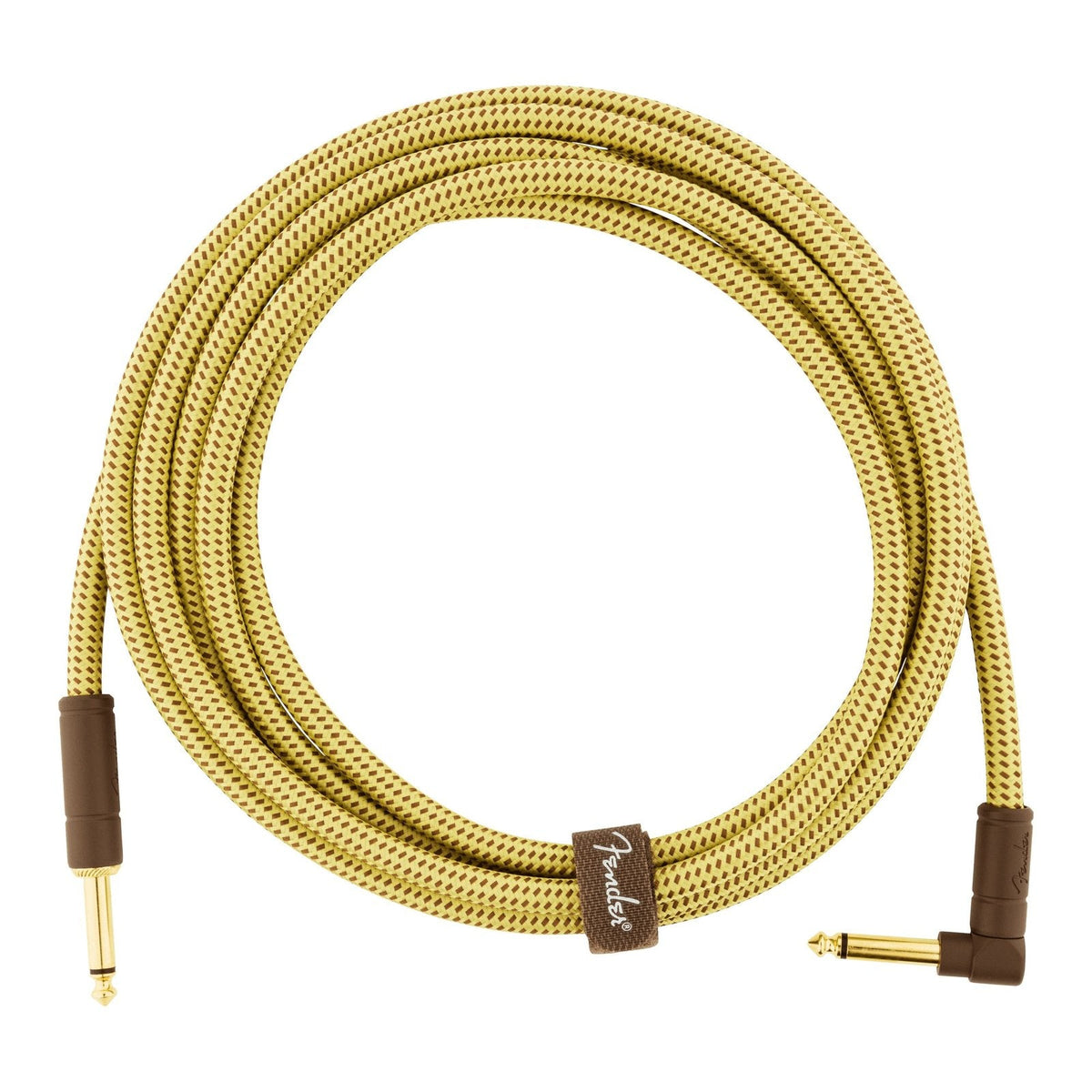 Dây Cáp Guitar Fender Deluxe Series Tweed Instrument Cable – 3m (10ft), Thẳng - Vuông, Tweed