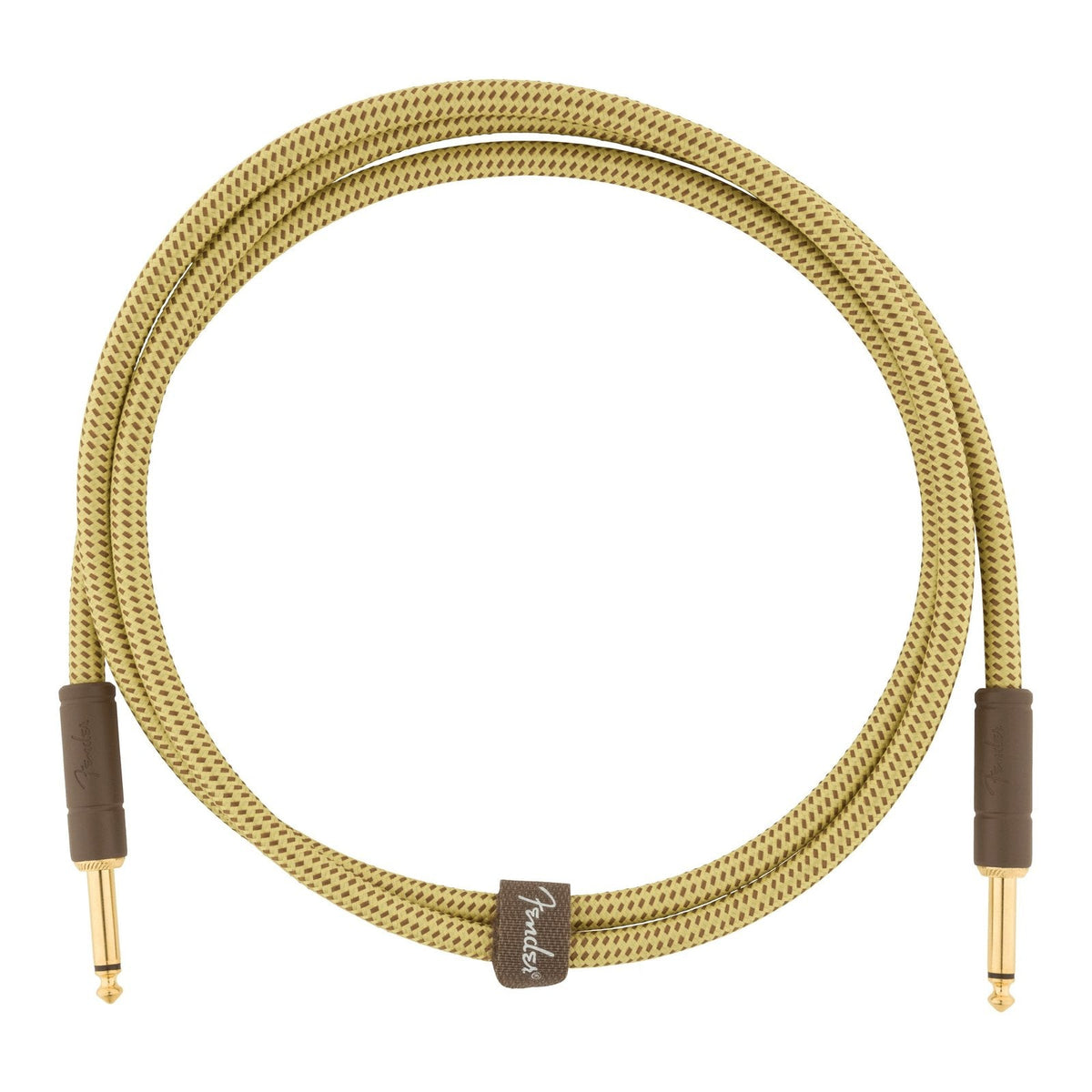 Dây Cáp Guitar Fender Deluxe Series Tweed Instrument Cable – 1,5m (5ft), Thẳng - Thẳng, Tweed