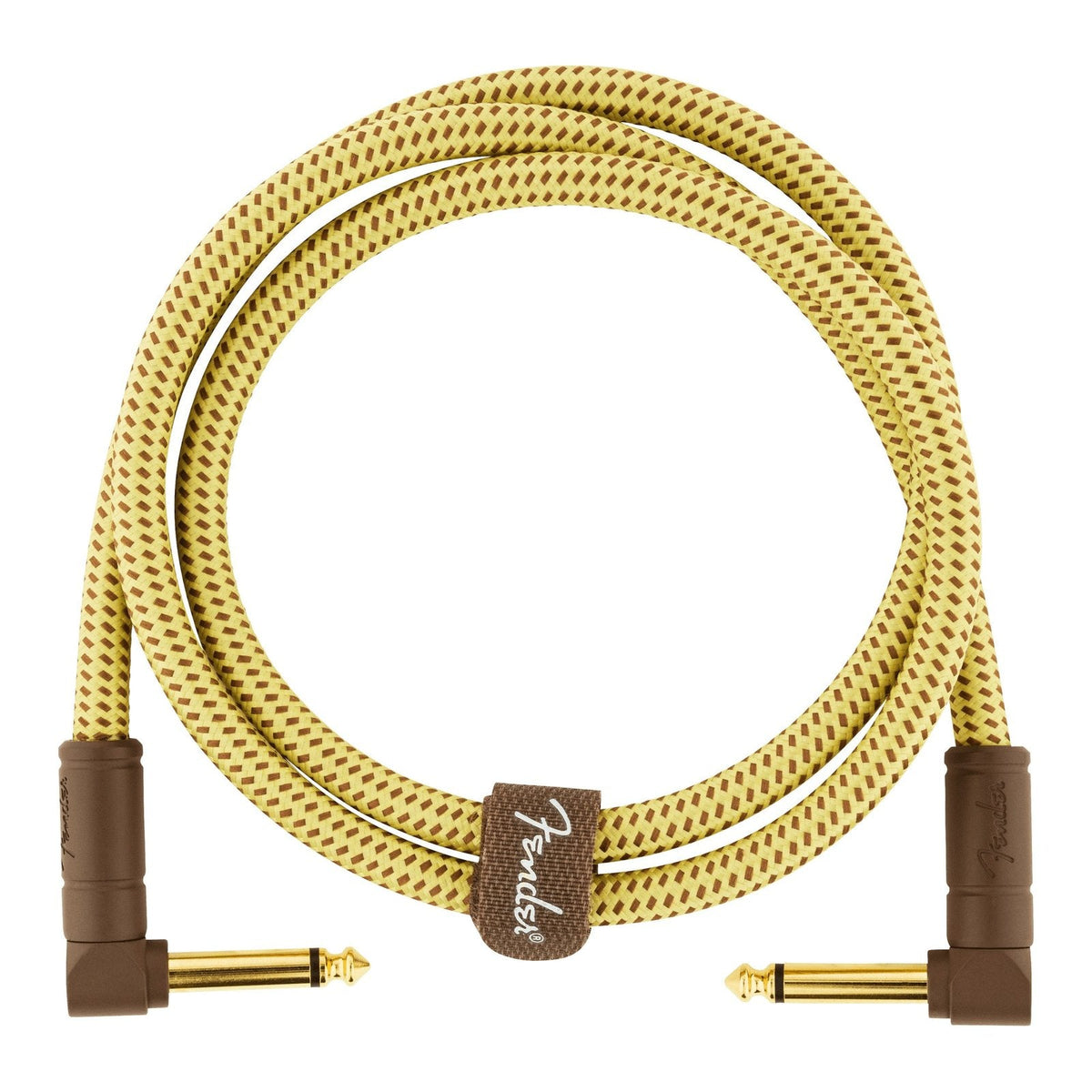 Dây Cáp Guitar Fender Deluxe Series Tweed Instrument Cable – 91cm (3ft), Vuông - Vuông, Tweed