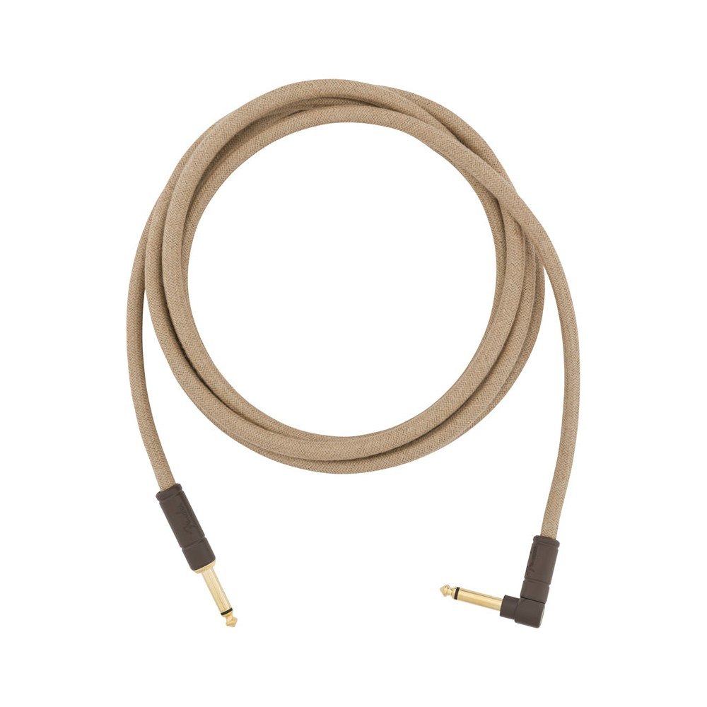 Dây Cáp Guitar Fender Festival Instrument Cable – 3m (10ft), Thẳng - Vuông, Natural