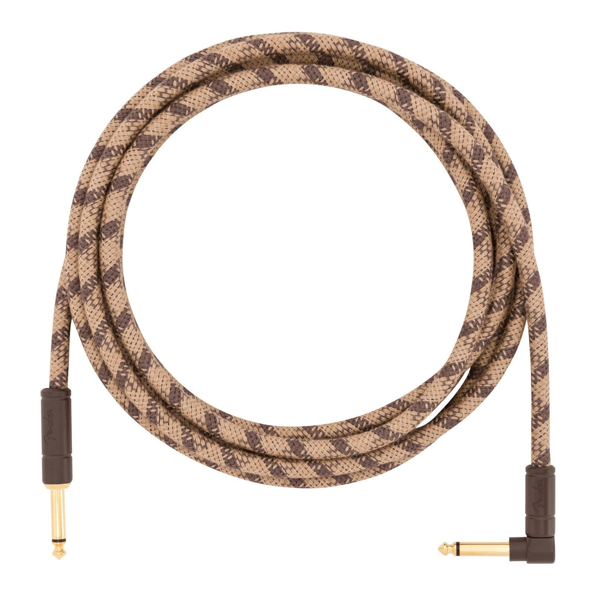Dây Cáp Guitar Fender Festival Instrument Cable – 3m (10ft), Thẳng - Vuông, Brown Stripe