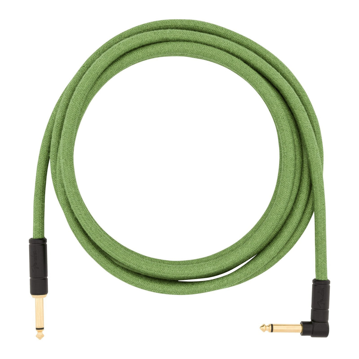 Dây Cáp Guitar Fender Festival Instrument Cable – 3m (10ft), Thẳng - Vuông, Green