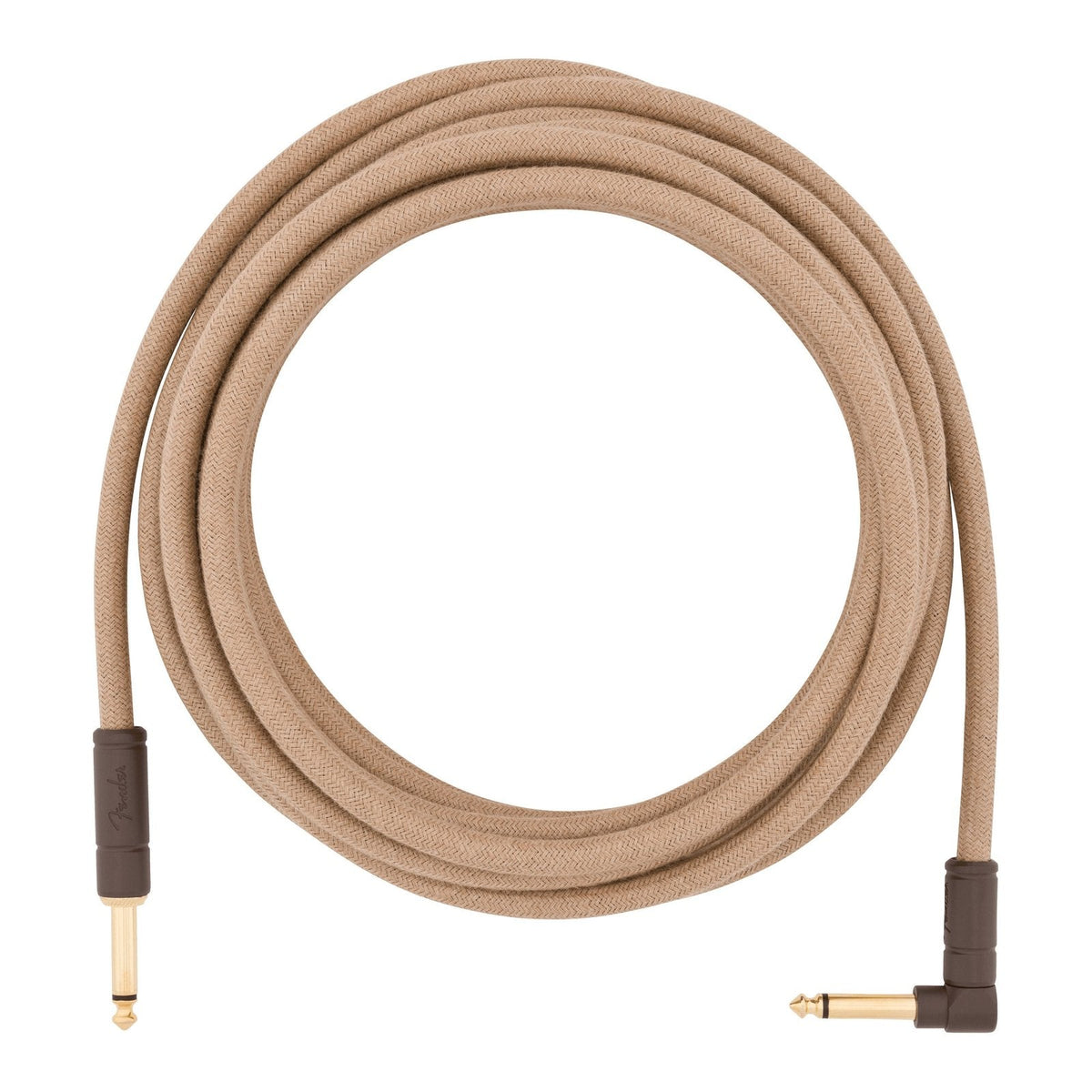 Dây Cáp Guitar Fender Festival Instrument Cable – 5,7m (18,6ft), Thẳng - Vuông, Natural