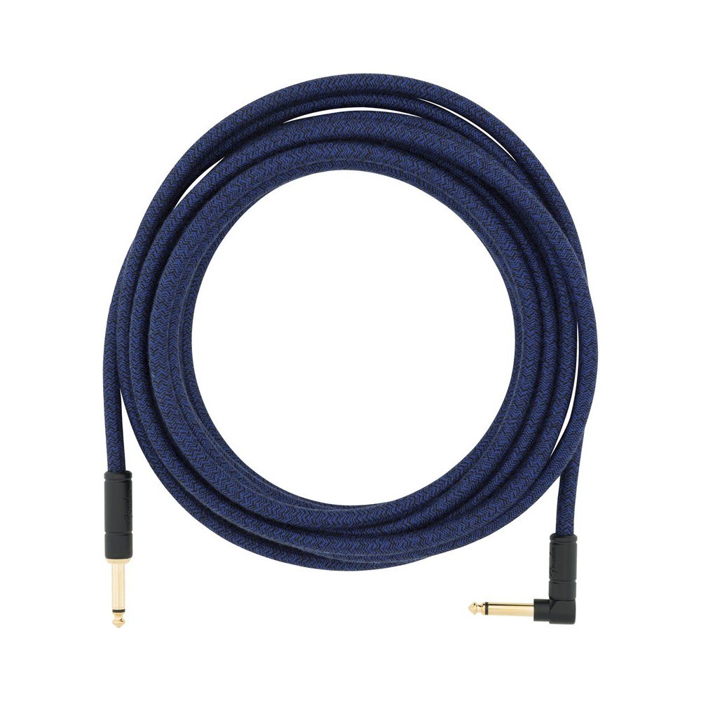 Dây Cáp Guitar Fender Festival Instrument Cable – 5,7m (18,6ft), Thẳng - Vuông, Blue Dream