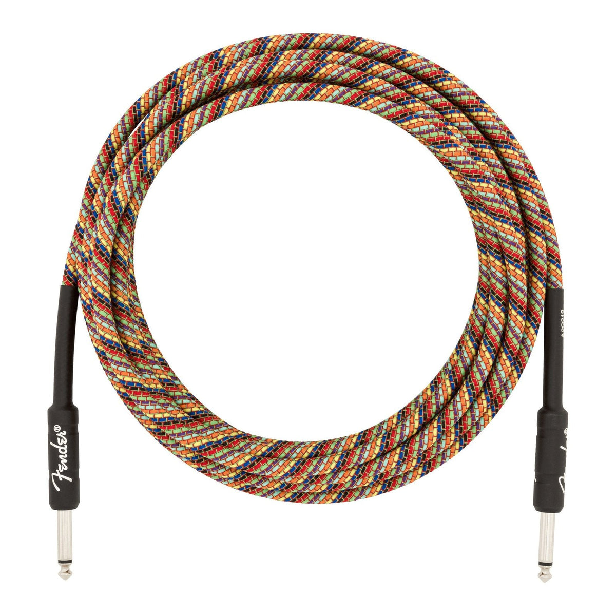 Dây Cáp Guitar Fender Festival Instrument Cable – 5,7m (18,6ft), Thẳng - Thẳng, Rainbow
