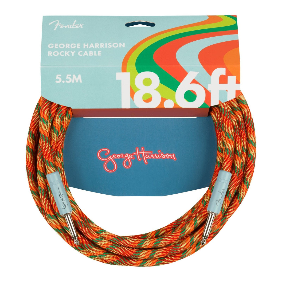 Dây Cáp Guitar Fender George Harrison Rocky Instrument Cable – 5,7m (18,6ft)