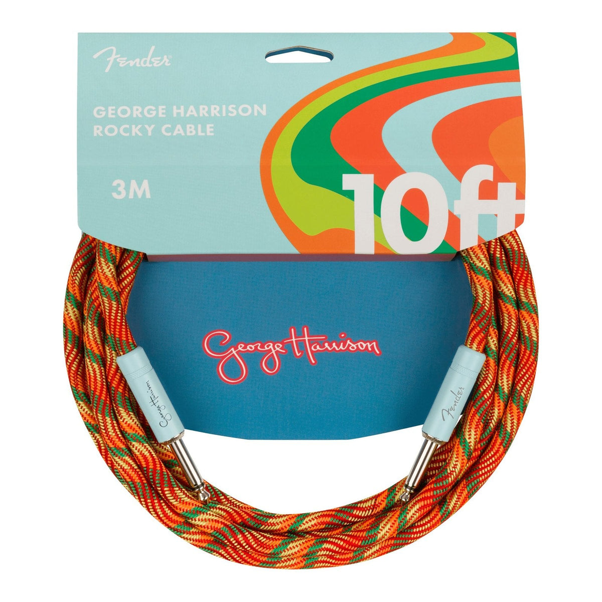 Dây Cáp Guitar Fender George Harrison Rocky Instrument Cable – Multi-Color