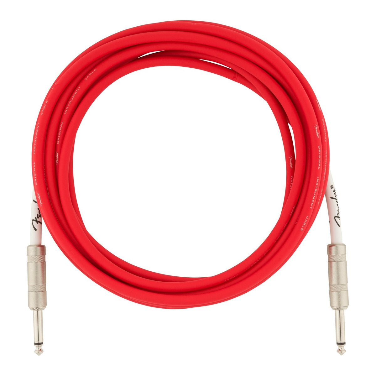 Dây Cáp Guitar Fender Original Series Instrument Cable – 4,6m (15ft), Fiesta Red