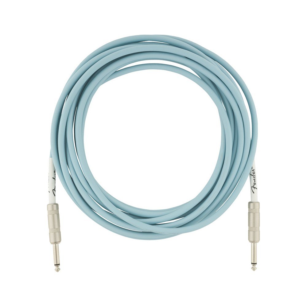 Dây Cáp Guitar Fender Original Series Instrument Cable – 5,7m (18,6ft), Daphne Blue