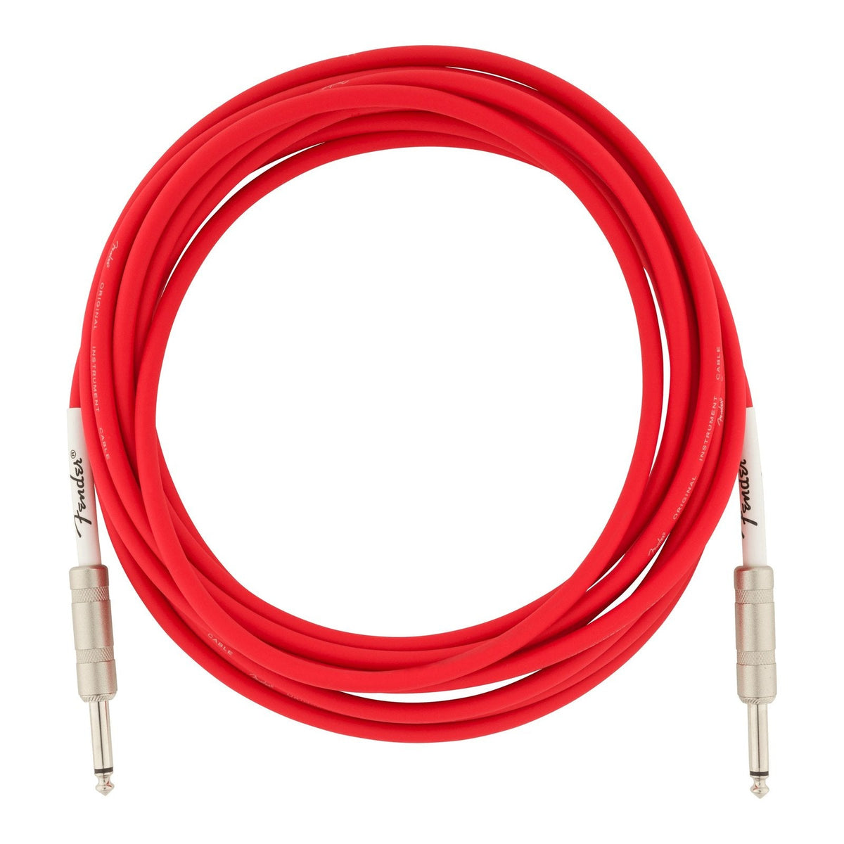 Dây Cáp Guitar Fender Original Series Instrument Cable – 5,7m (18,6ft), Fiesta Red
