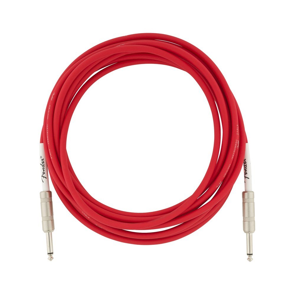 Dây Cáp Guitar Fender Original Series Instrument Cable – 5,7m (18,6ft), Fiesta Red