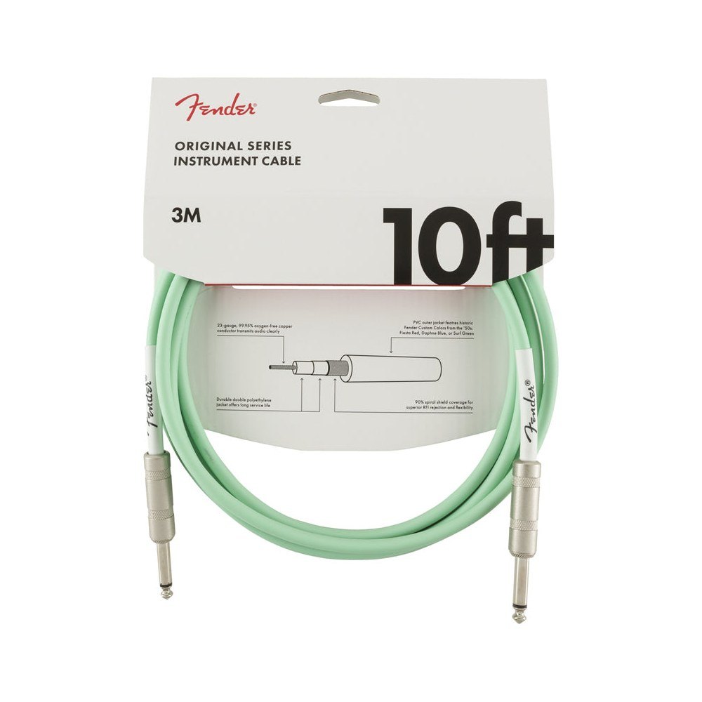 Dây Cáp Guitar Fender Original Series Instrument Cable – Surf Green