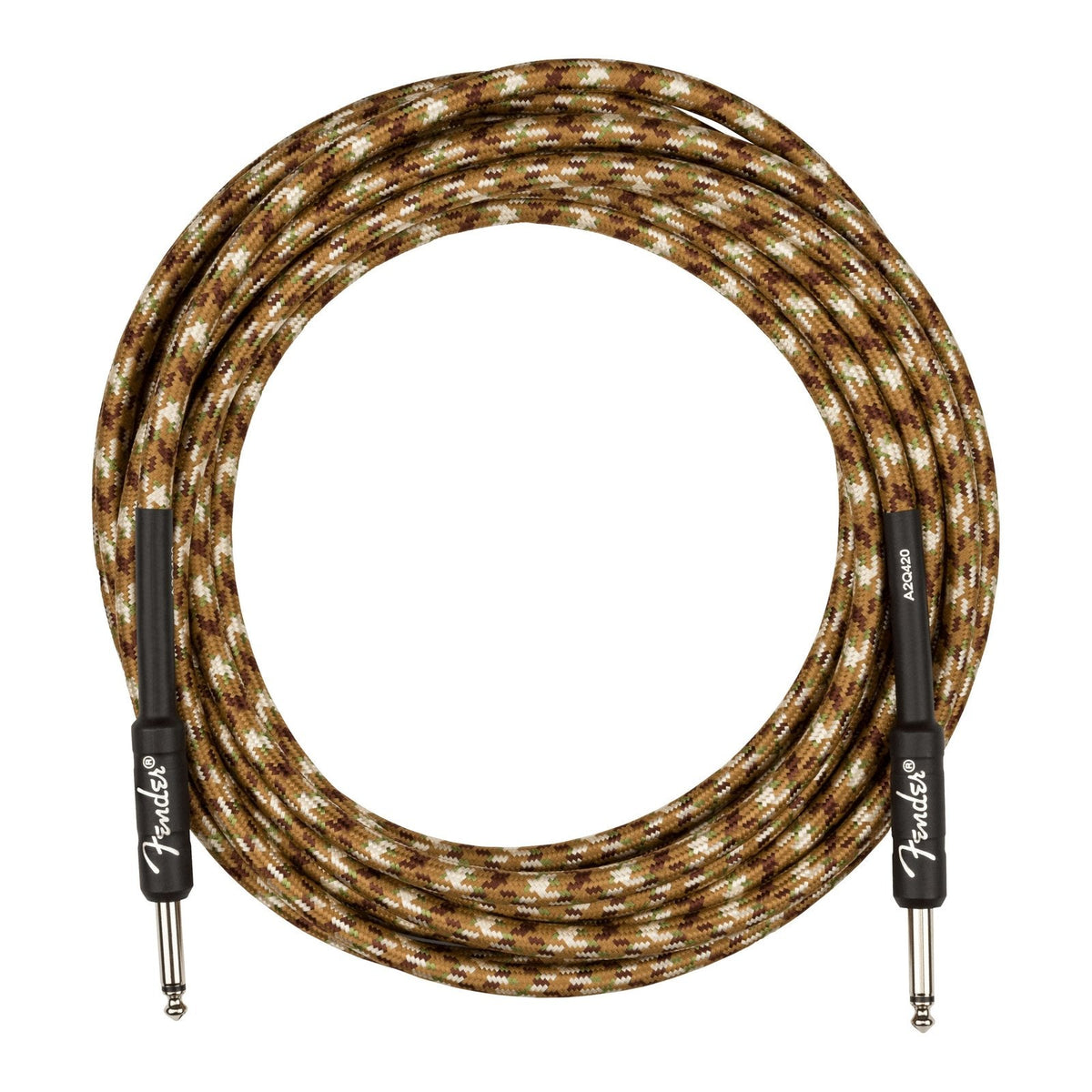 Dây Cáp Guitar Fender Professional Series Instrument Cable – 5,7m (18,6ft), Thẳng - Thẳng, Desert Camo