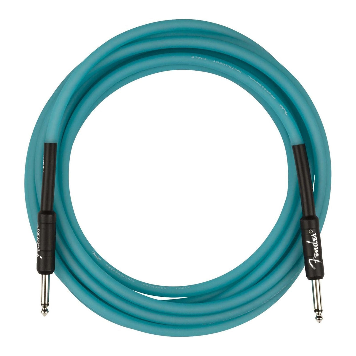 Dây Cáp Guitar Fender Professional Series Instrument Cable – 5,7m (18,6ft), Thẳng - Thẳng, Blue