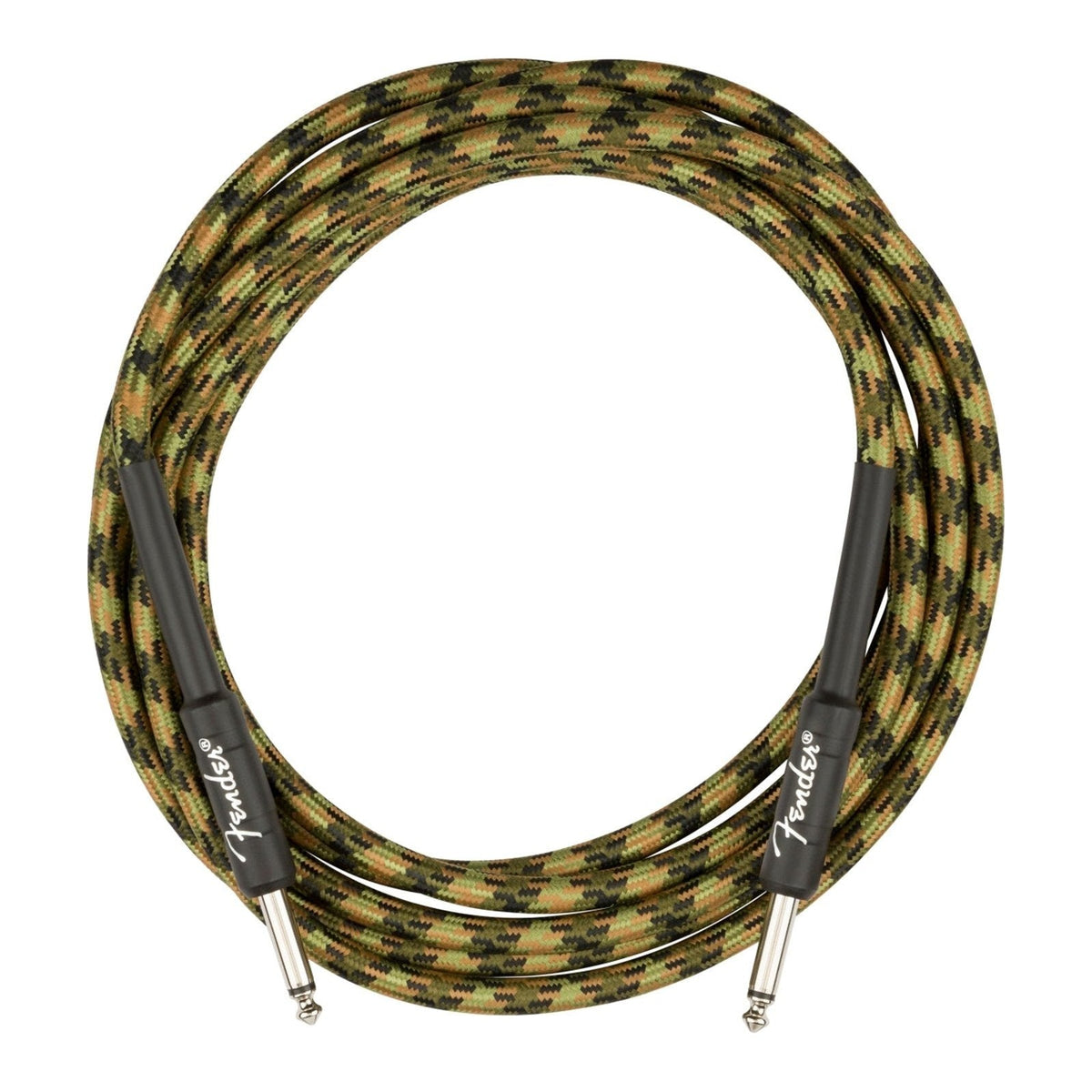 Dây Cáp Guitar Fender Professional Series Instrument Cable – 5,7m (18,6ft), Thẳng - Thẳng, Woodland Camo