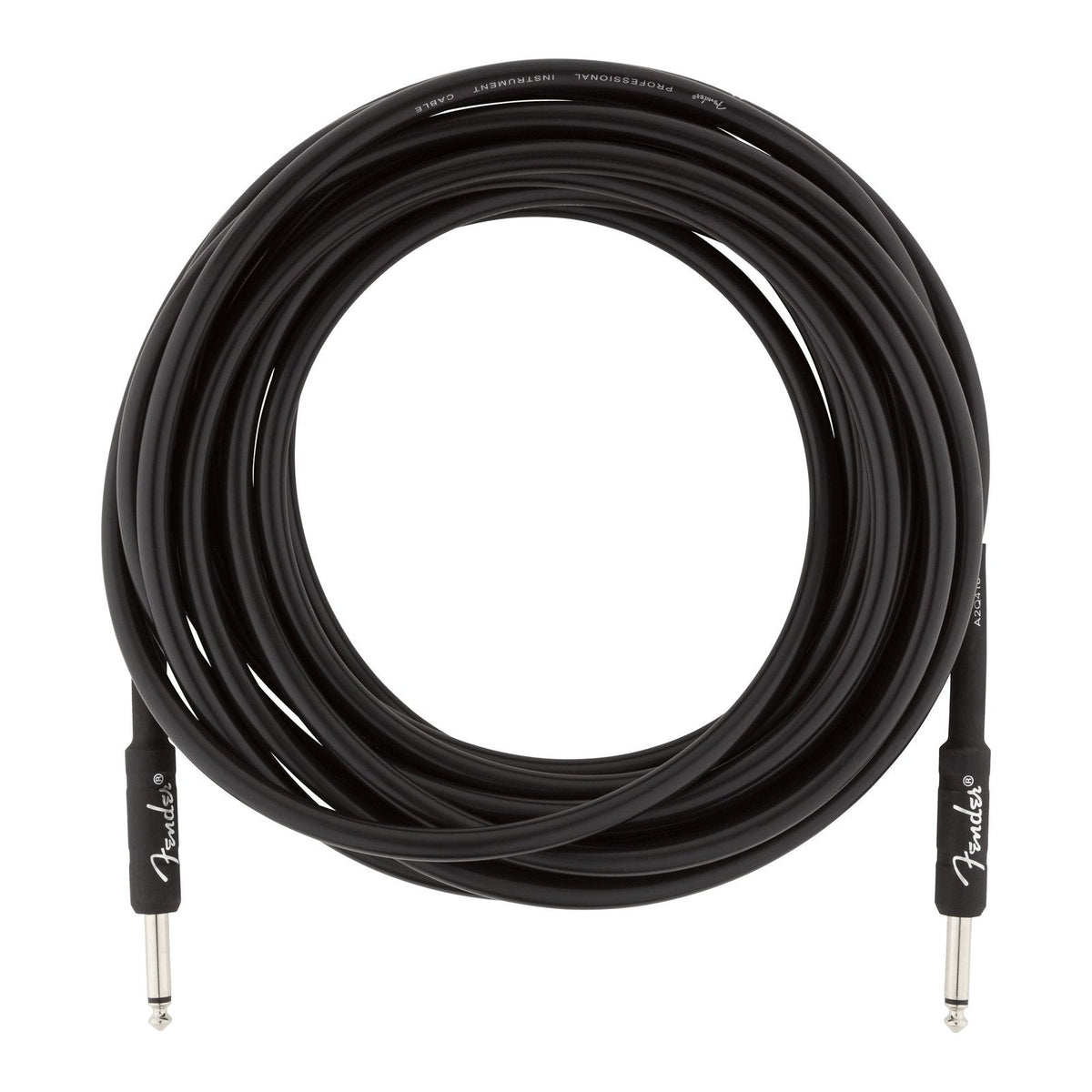 Dây Cáp Guitar Fender Professional Series Instrument Cable – 7,6m (25ft), Thẳng - Thẳng, Black