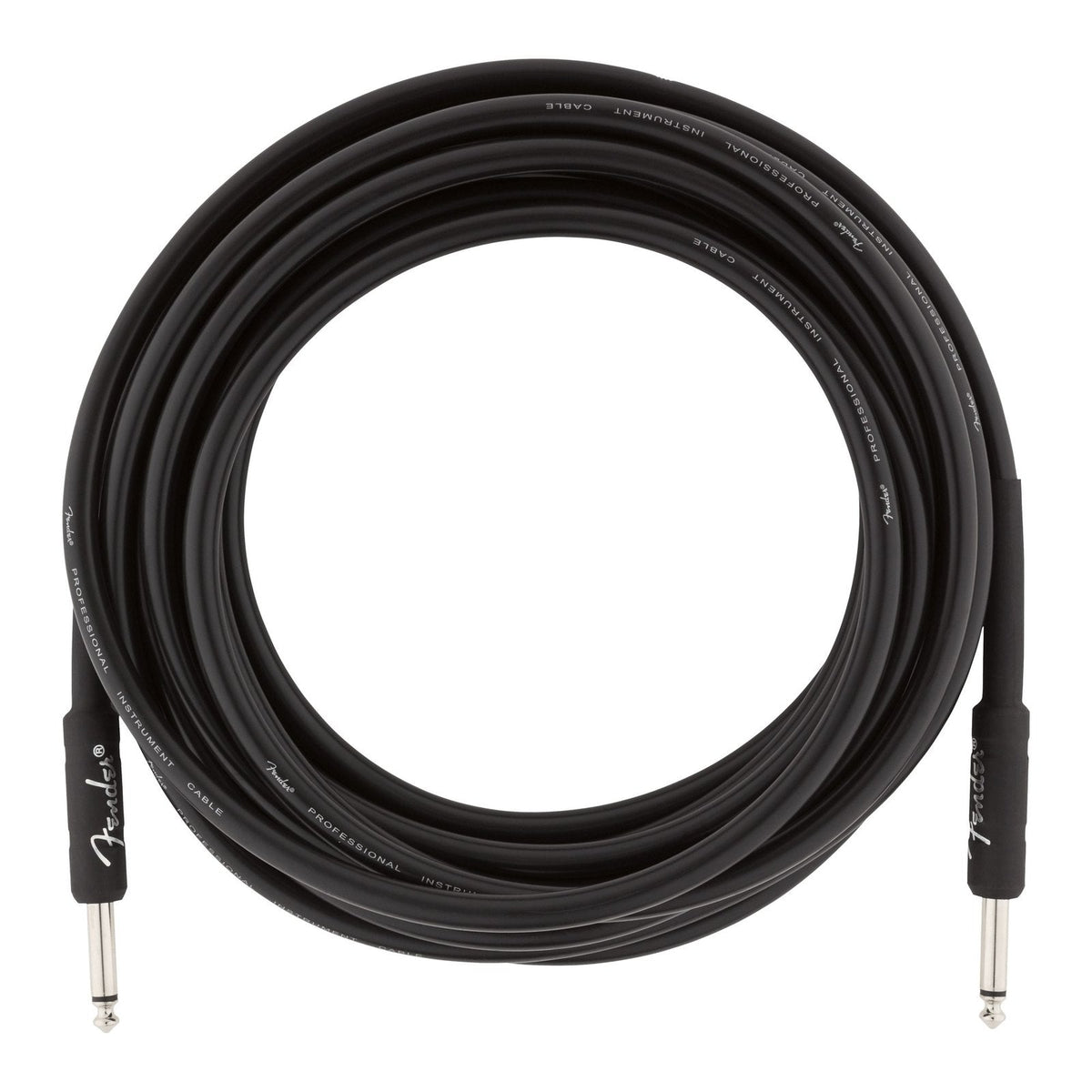 Dây Cáp Guitar Fender Professional Series Instrument Cable – 5,7m (18,6ft), Thẳng - Thẳng, Black