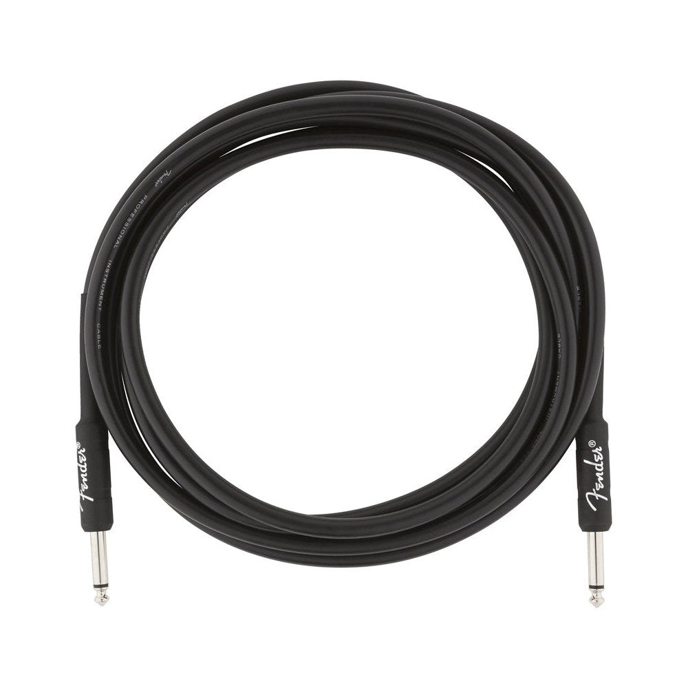 Dây Cáp Guitar Fender Professional Series Instrument Cable – 3m (10ft), Thẳng - Thẳng, Black