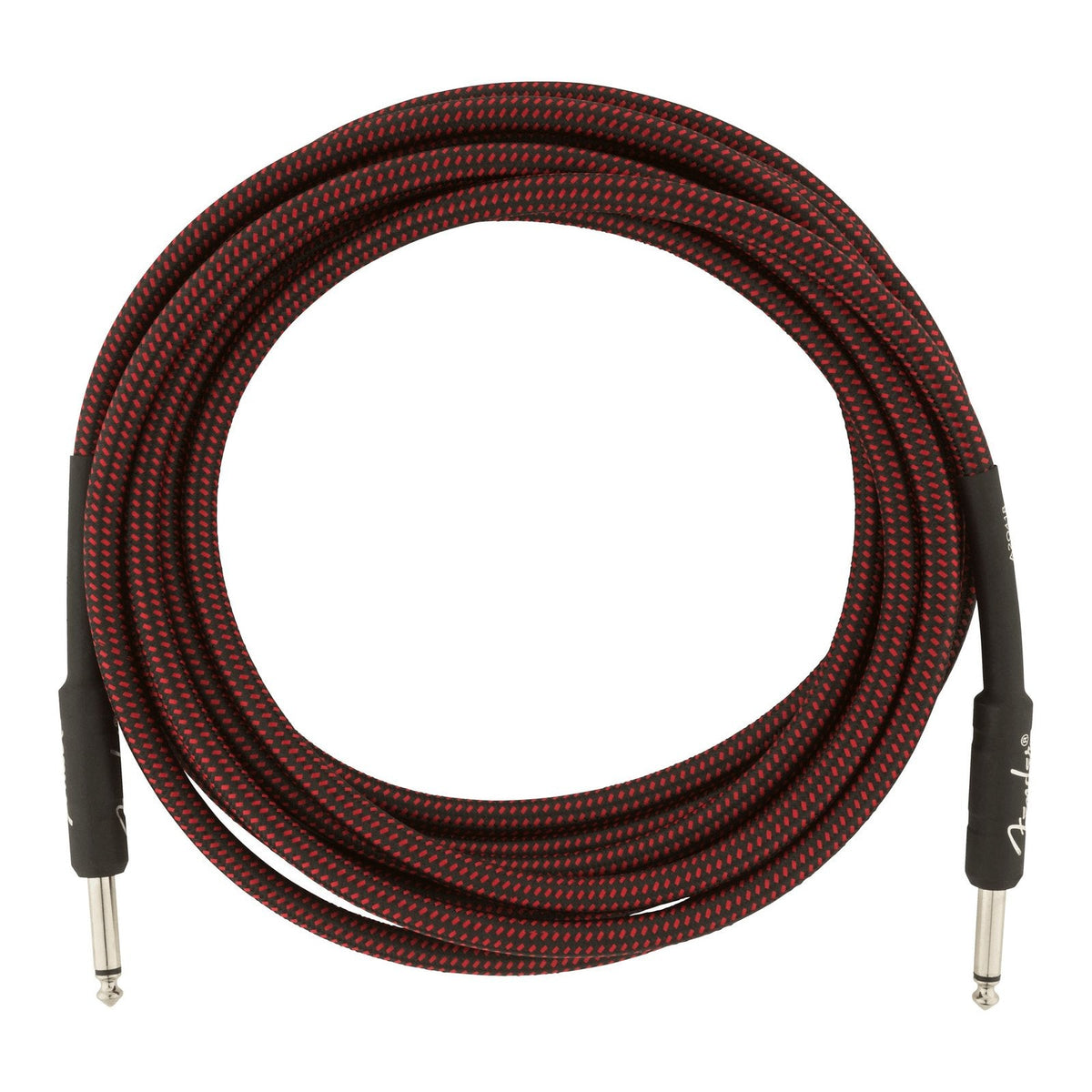 Dây Cáp Guitar Fender Professional Series Instrument Cable – 4,6m (15ft), Thẳng - Thẳng, Red Tweed