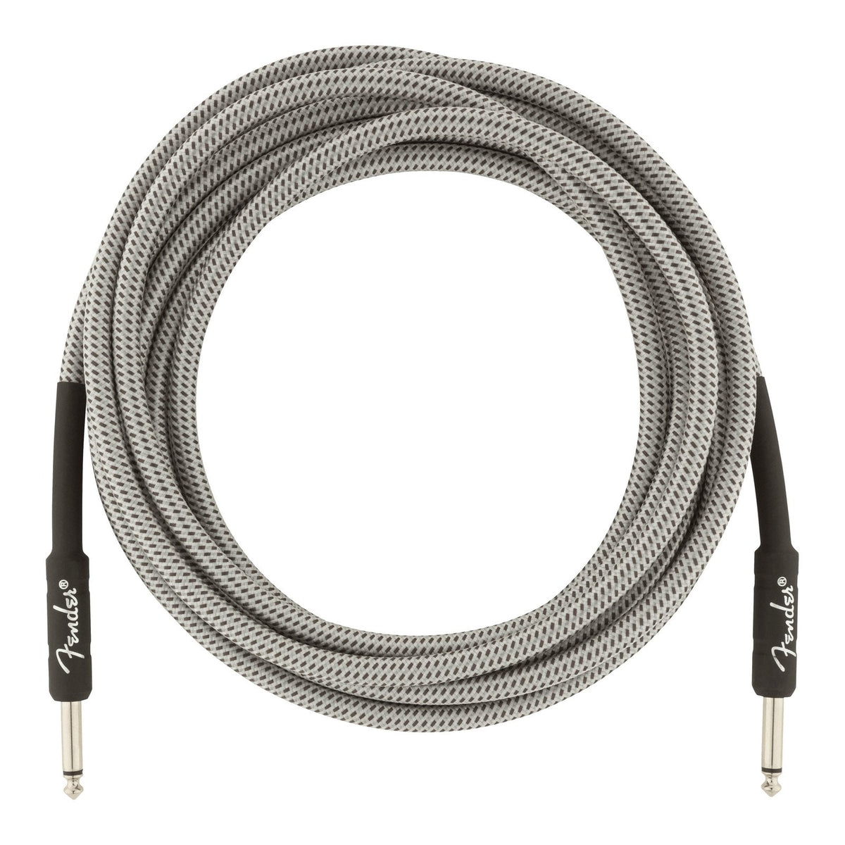 Dây Cáp Guitar Fender Professional Series Instrument Cable – 4,6m (15ft), Thẳng - Thẳng, White Tweed