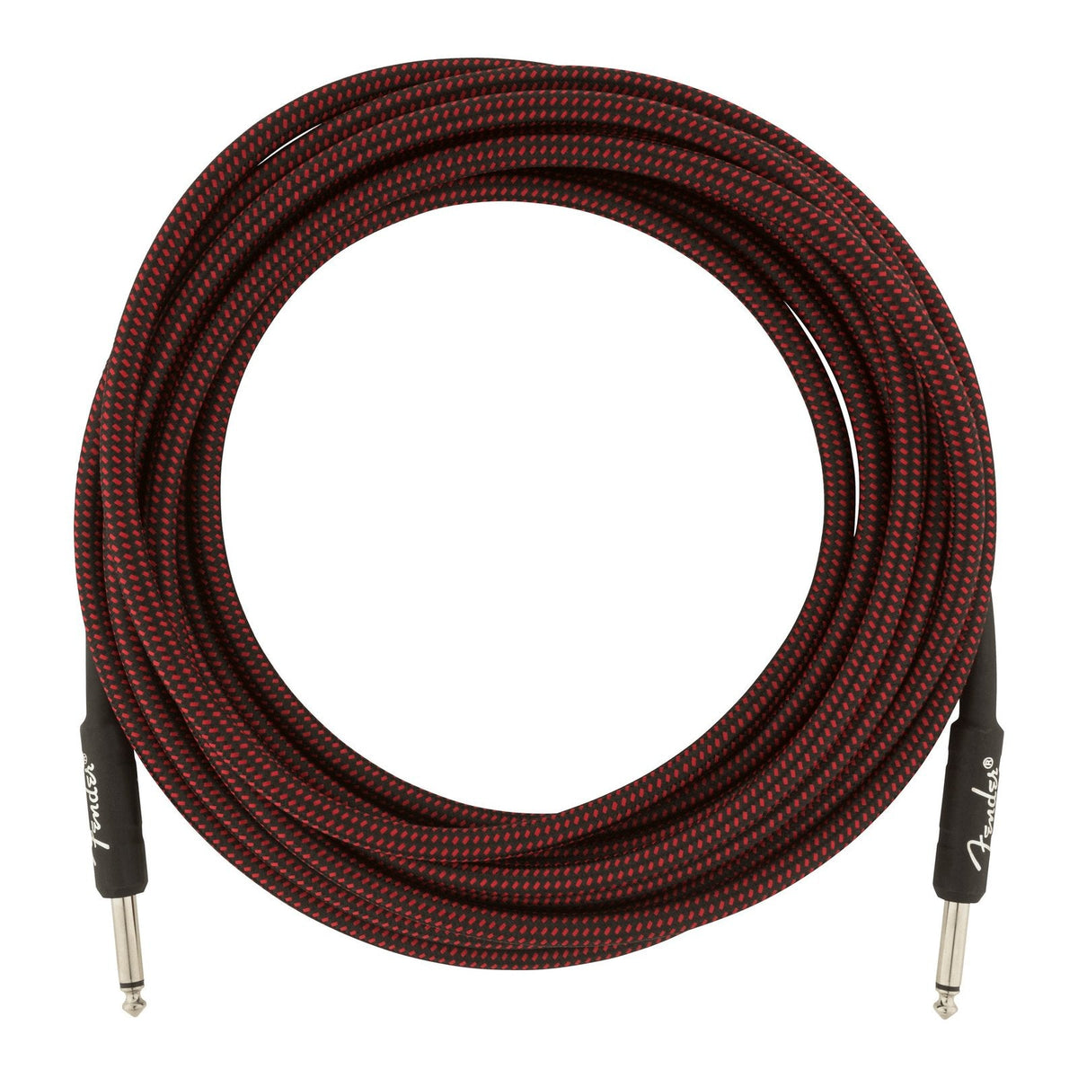 Dây Cáp Guitar Fender Professional Series Instrument Cable – 5,7m (18,6ft), Thẳng - Thẳng, Red Tweed