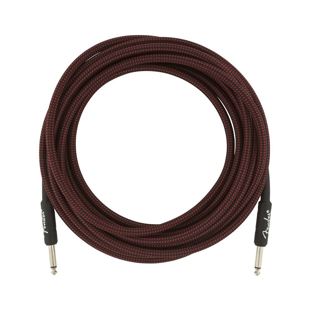 Dây Cáp Guitar Fender Professional Series Instrument Cable – 5,7m (18,6ft), Thẳng - Thẳng, Red Tweed