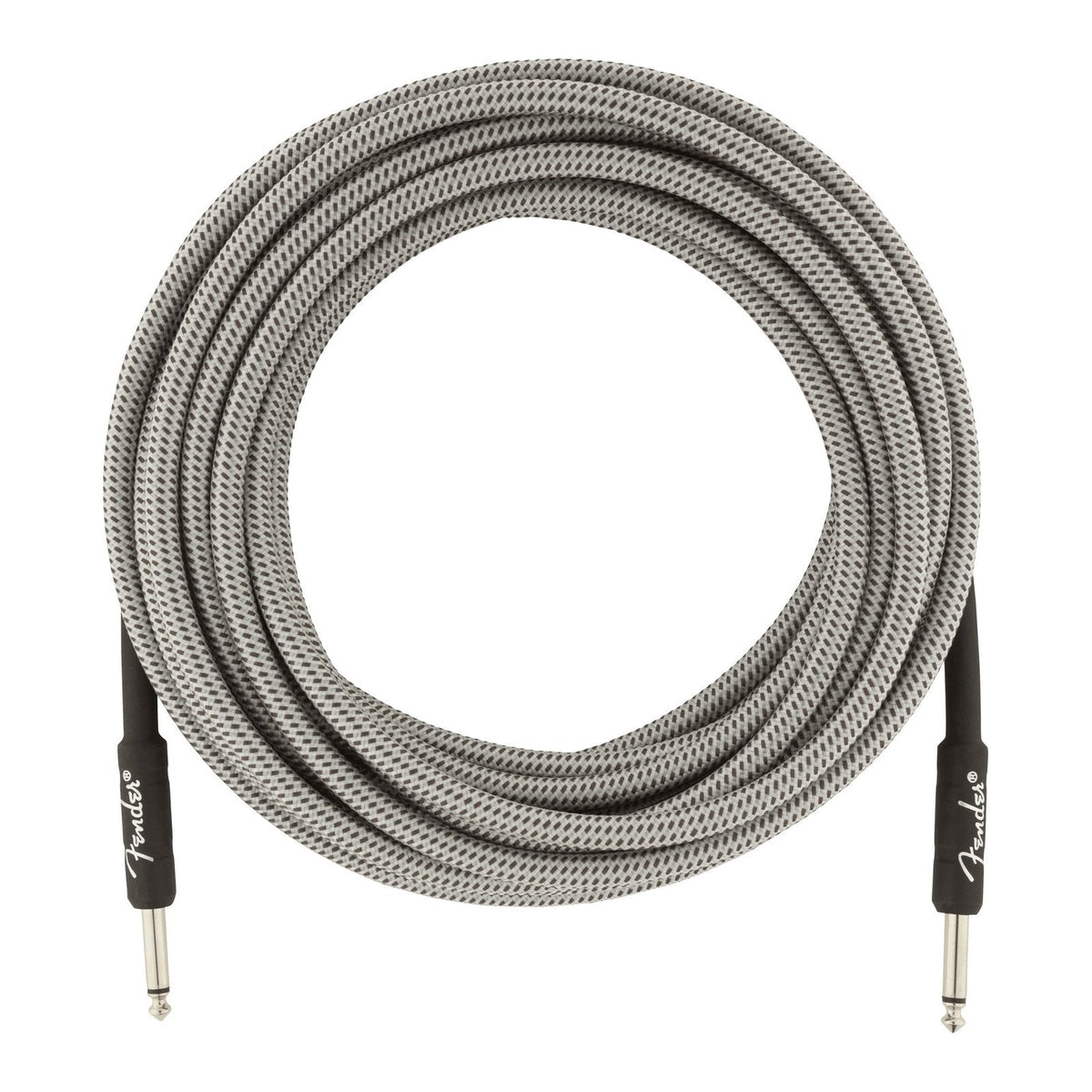 Dây Cáp Guitar Fender Professional Series Instrument Cable – 7,6m (25ft), Thẳng - Thẳng, White Tweed