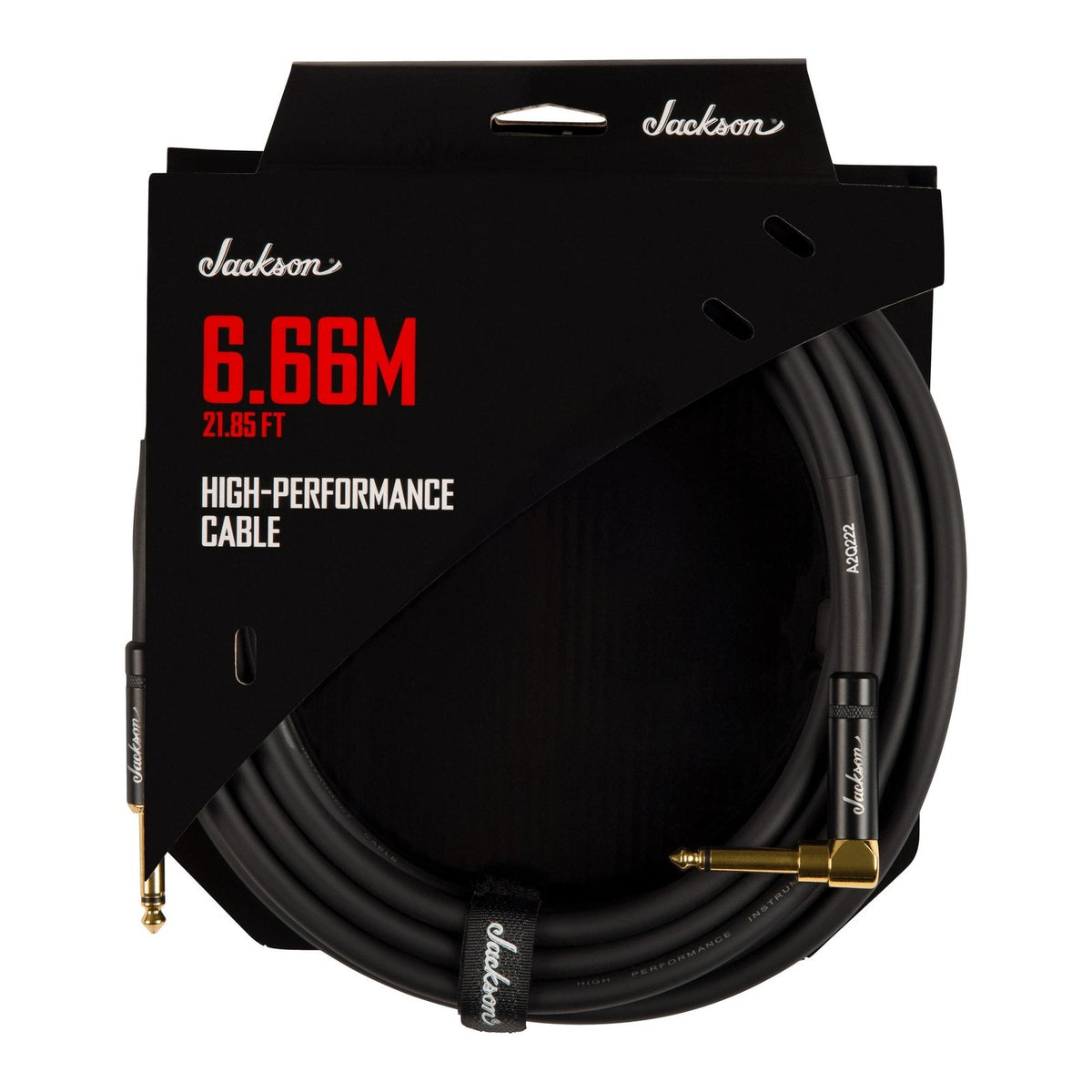 Dây Cáp Guitar Jackson High Performance Cable – 6,7m (21,85ft), Black