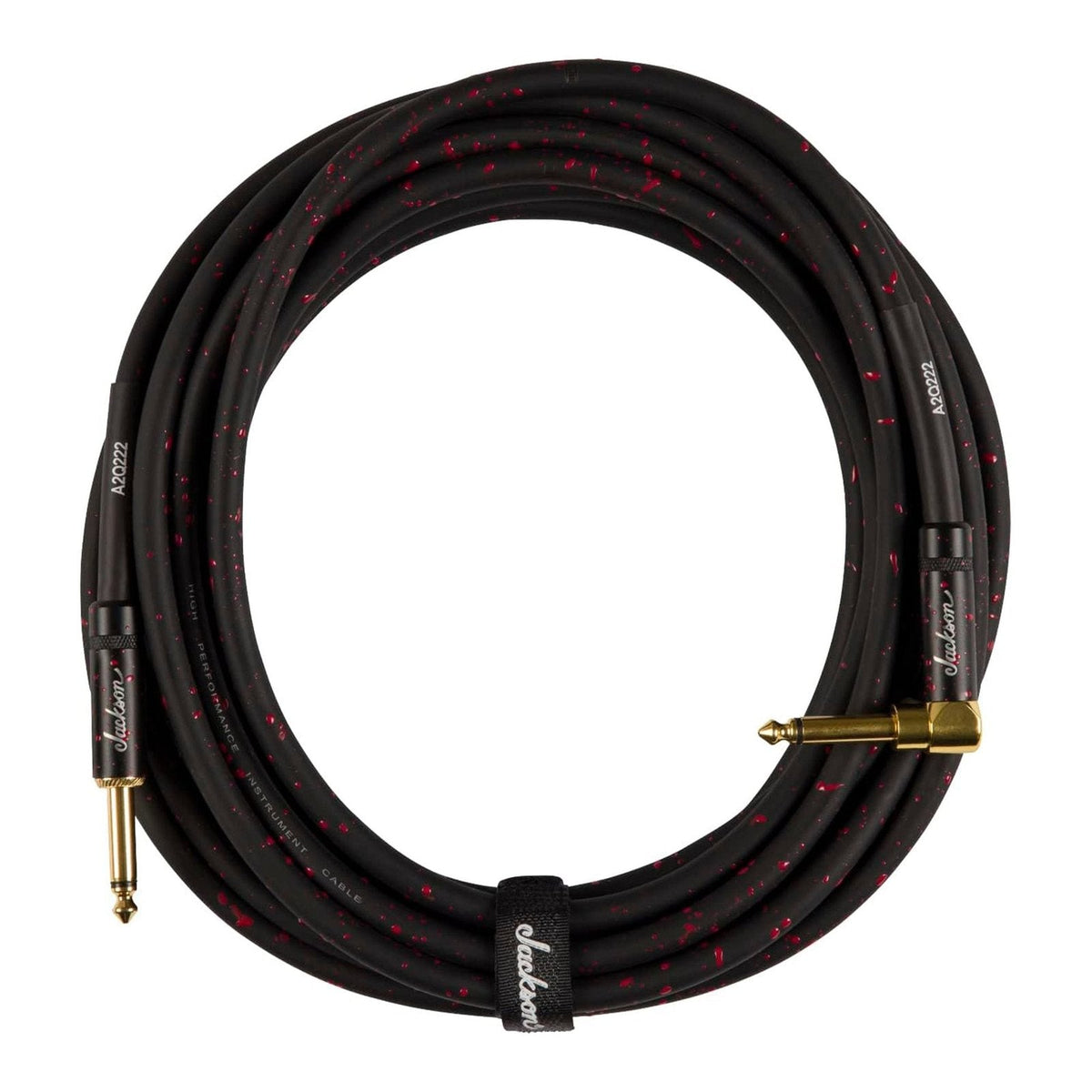 Dây Cáp Guitar Jackson High Performance Cable – 6,7m (21,85ft), Black and Red