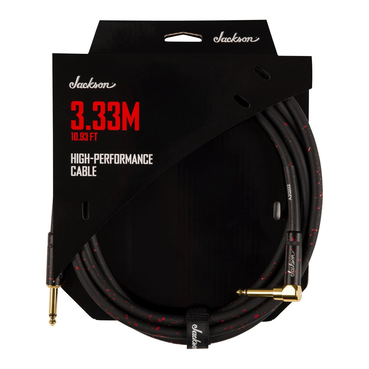 Dây Cáp Guitar Jackson High Performance Cable – Black and Red