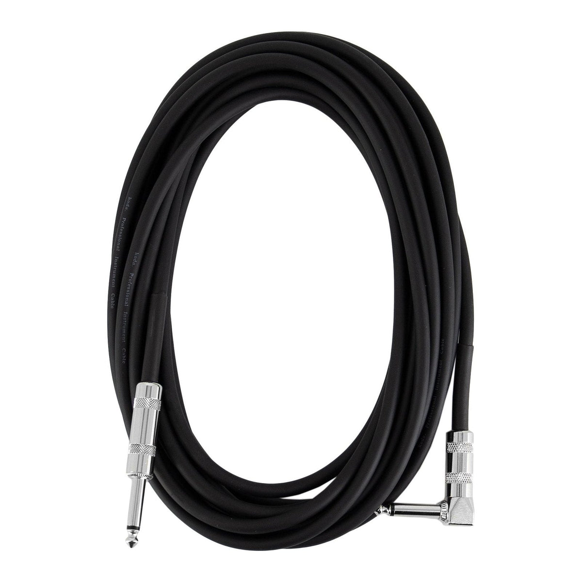 Dây Cáp Guitar koda essential KIC Instrument Cable – 6,1m (20ft), Thẳng - Vuông