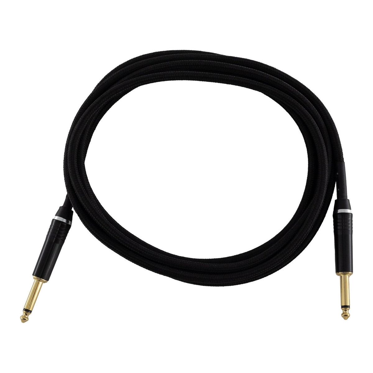 Dây Cáp Guitar koda plus KIC Instrument Cable – 3m (10ft), Thẳng - Thẳng, Black Tweed