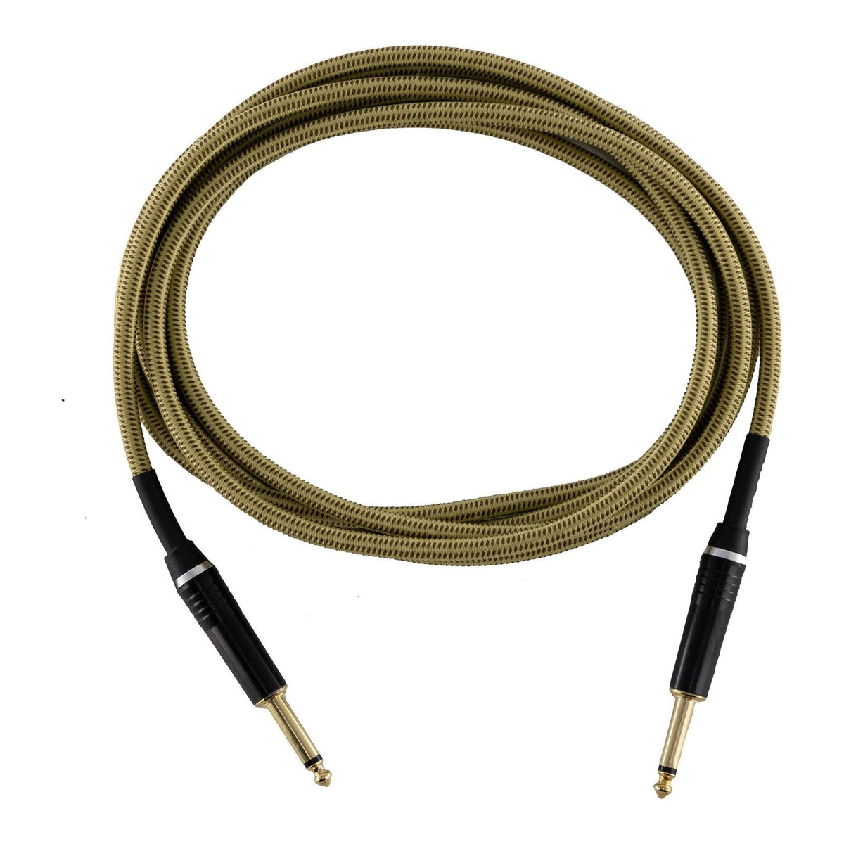 Dây Cáp Guitar koda plus KIC Instrument Cable – 3m (10ft), Thẳng - Thẳng, Vintage Tweed