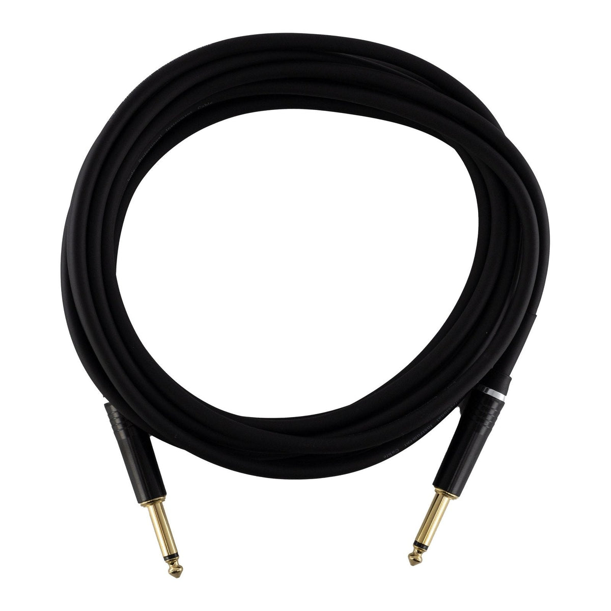 Dây Cáp Guitar koda plus KIC Instrument Cable – 4,6m (15ft), Thẳng - Thẳng, Black