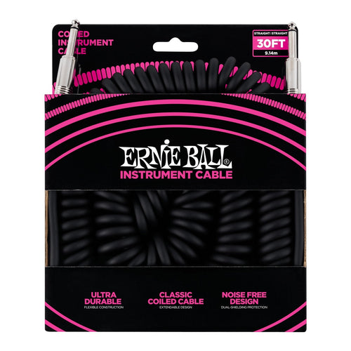 Dây Cáp Guitar Xoắn Ernie Ball Coiled Instrument Cable 30ft