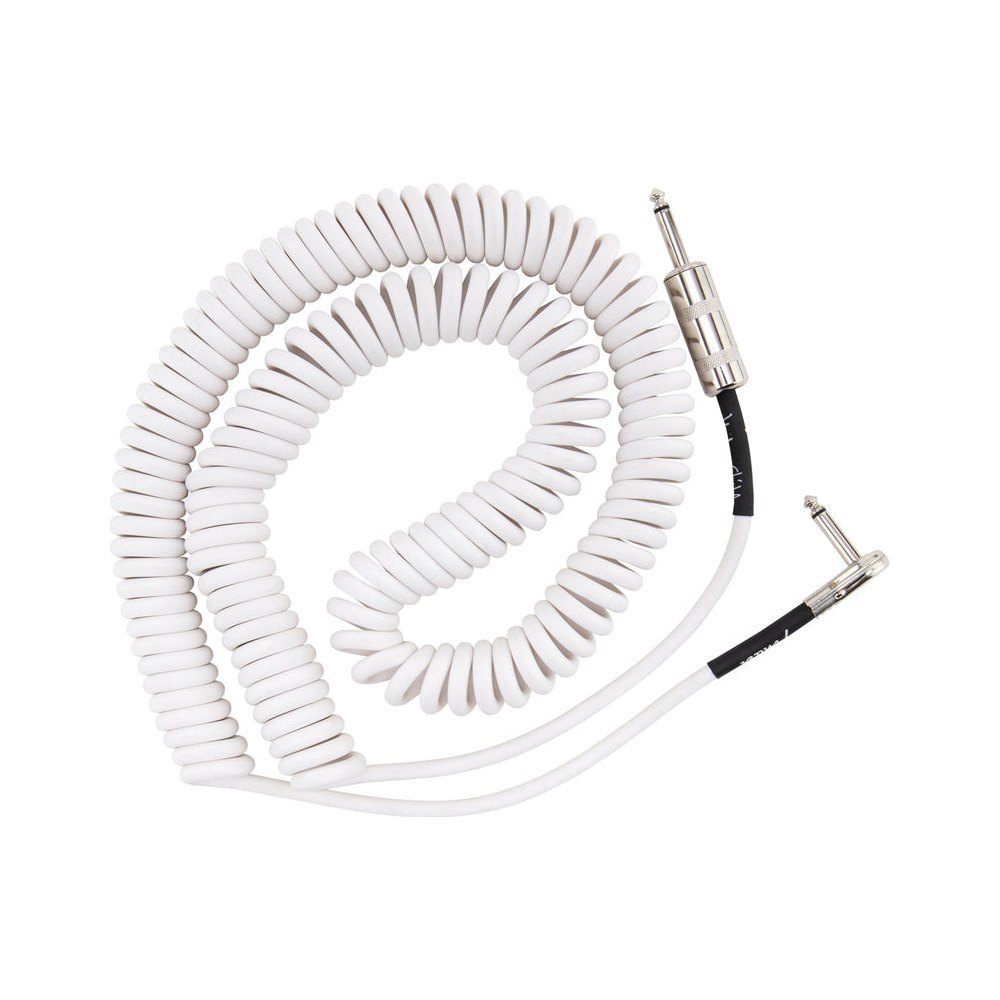 Dây Cáp Guitar Xoắn Fender Jimi Hendrix Voodoo Child 30ft – White