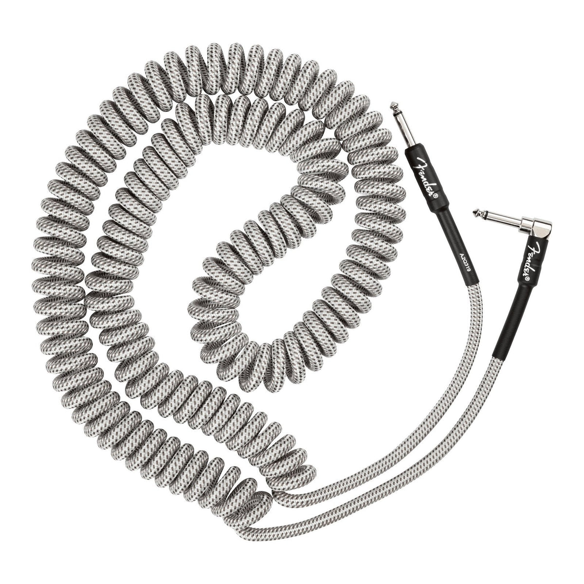Dây Cáp Guitar Xoắn Fender Professional Series Coil Cable Tweed 30ft – White Tweed