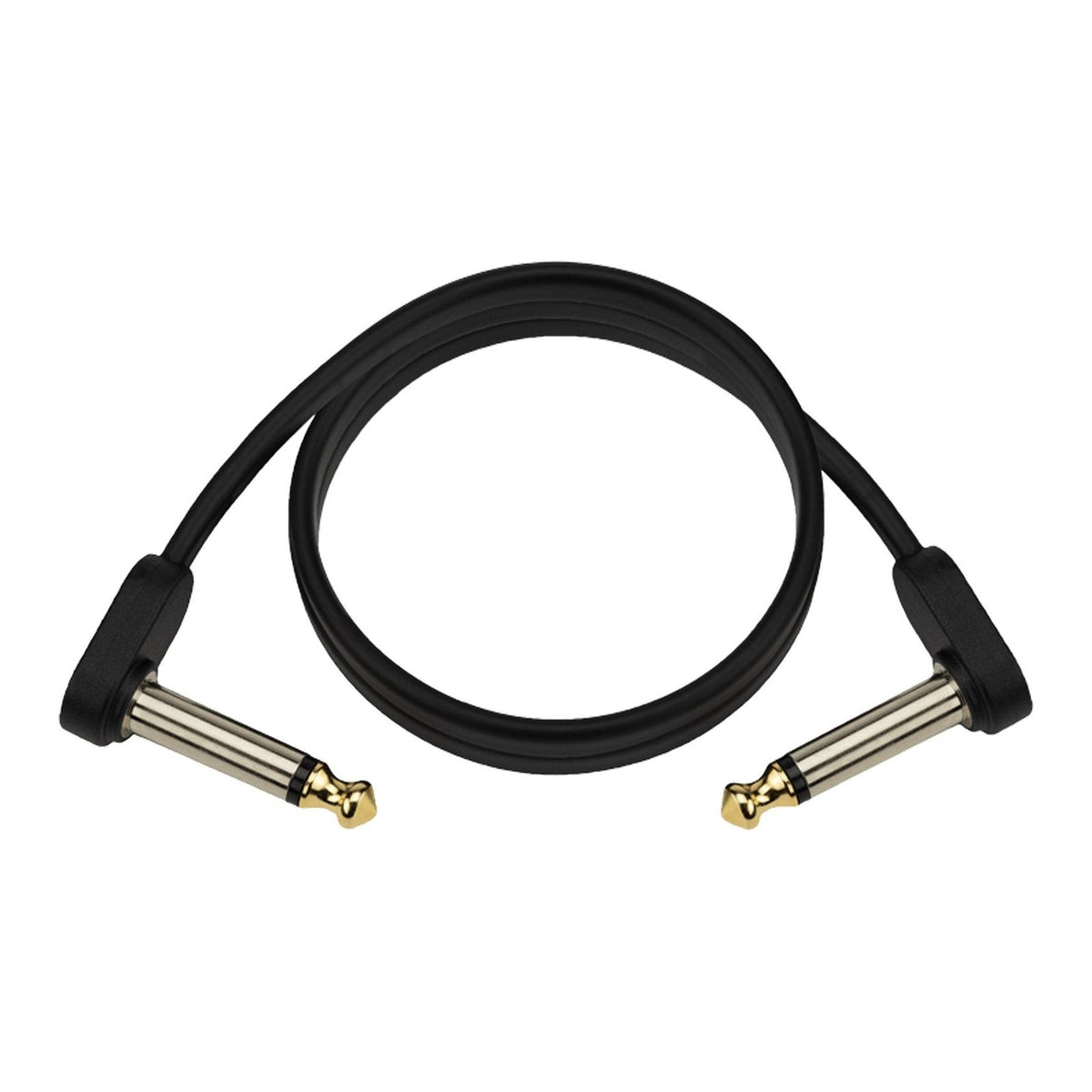 Dây Cáp Patch Pedal D'Addario Flat Patch Cable PW-FPRR – 61cm (2ft), Vuông dẹt - Vuông dẹt