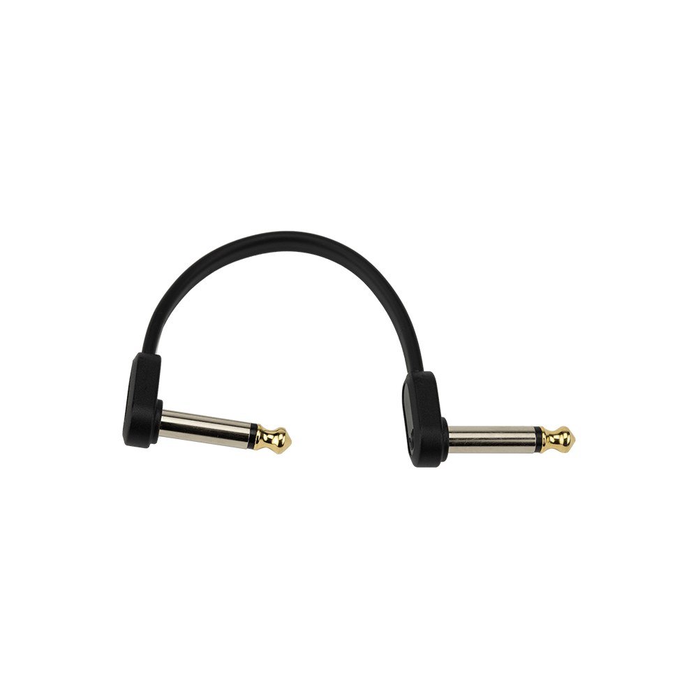 Dây Cáp Patch Pedal D'Addario Flat Patch Cable PW-FPRR – 10cm (4 inch) – Bộ 2 sợi, Vuông dẹt - Vuông dẹt lệch (offset)