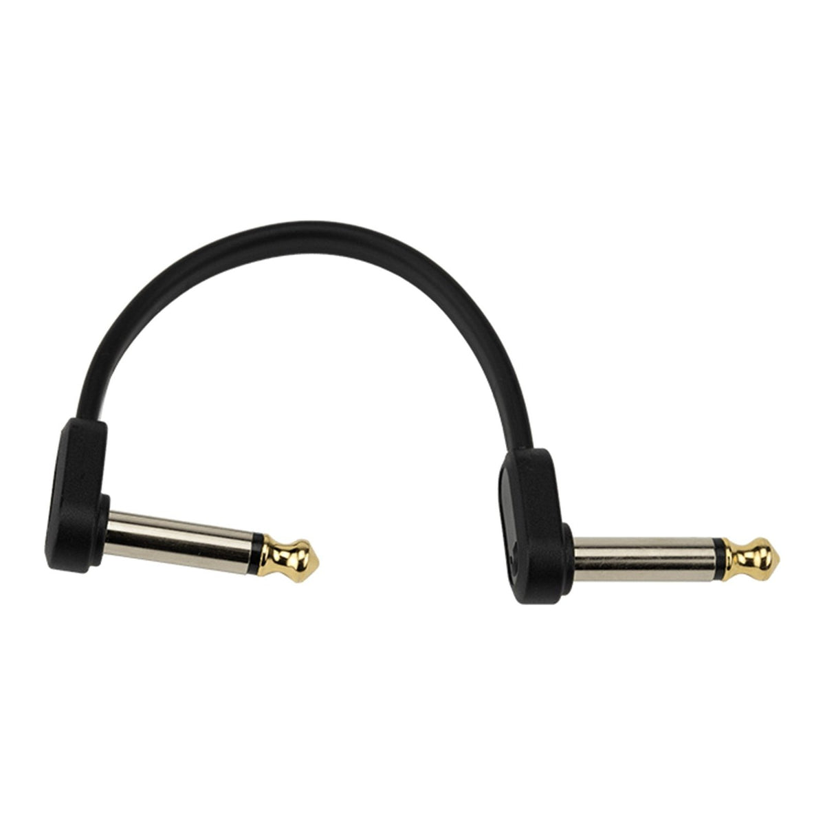 Dây Cáp Patch Pedal D'Addario Flat Patch Cable PW-FPRR – 10cm (4 inch) – Bộ 2 sợi, Vuông dẹt - Vuông dẹt lệch (offset)