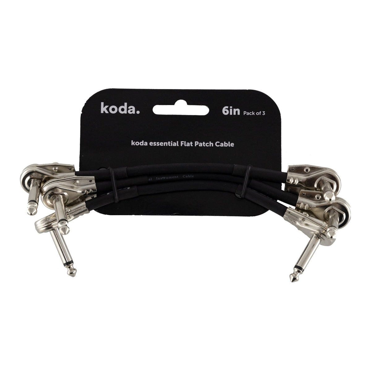 Dây Cáp Patch Pedal koda essential Flat Patch 6 inch (Bộ 3 Sợi) – KDA-01127