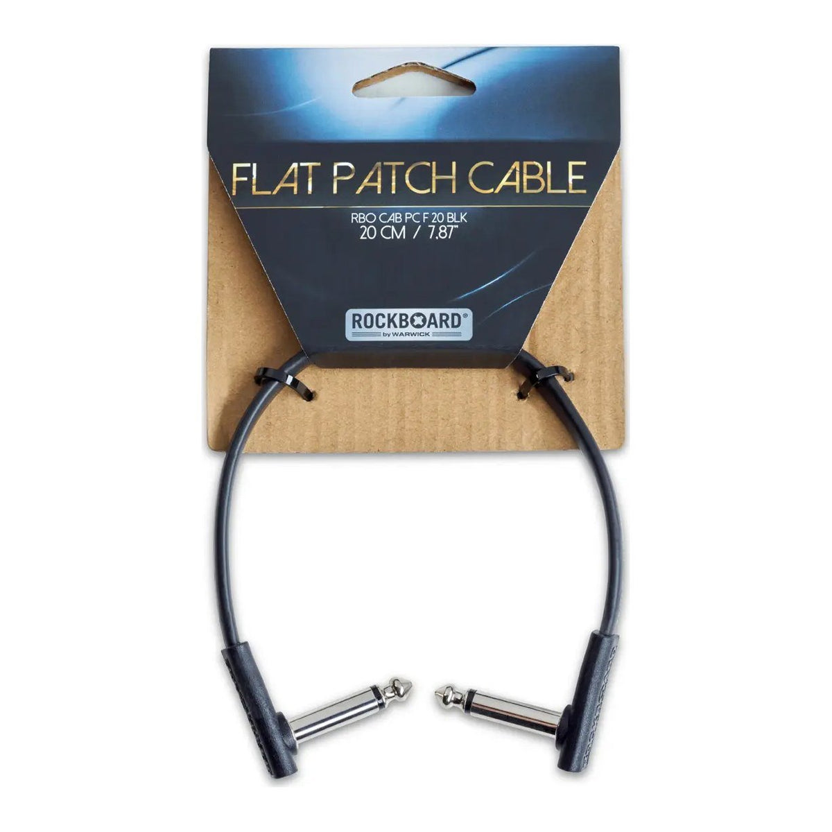 Dây Cáp Patch Pedal RockBoard Flat Patch Cable 20cm – RBOCABPCF20-BLK