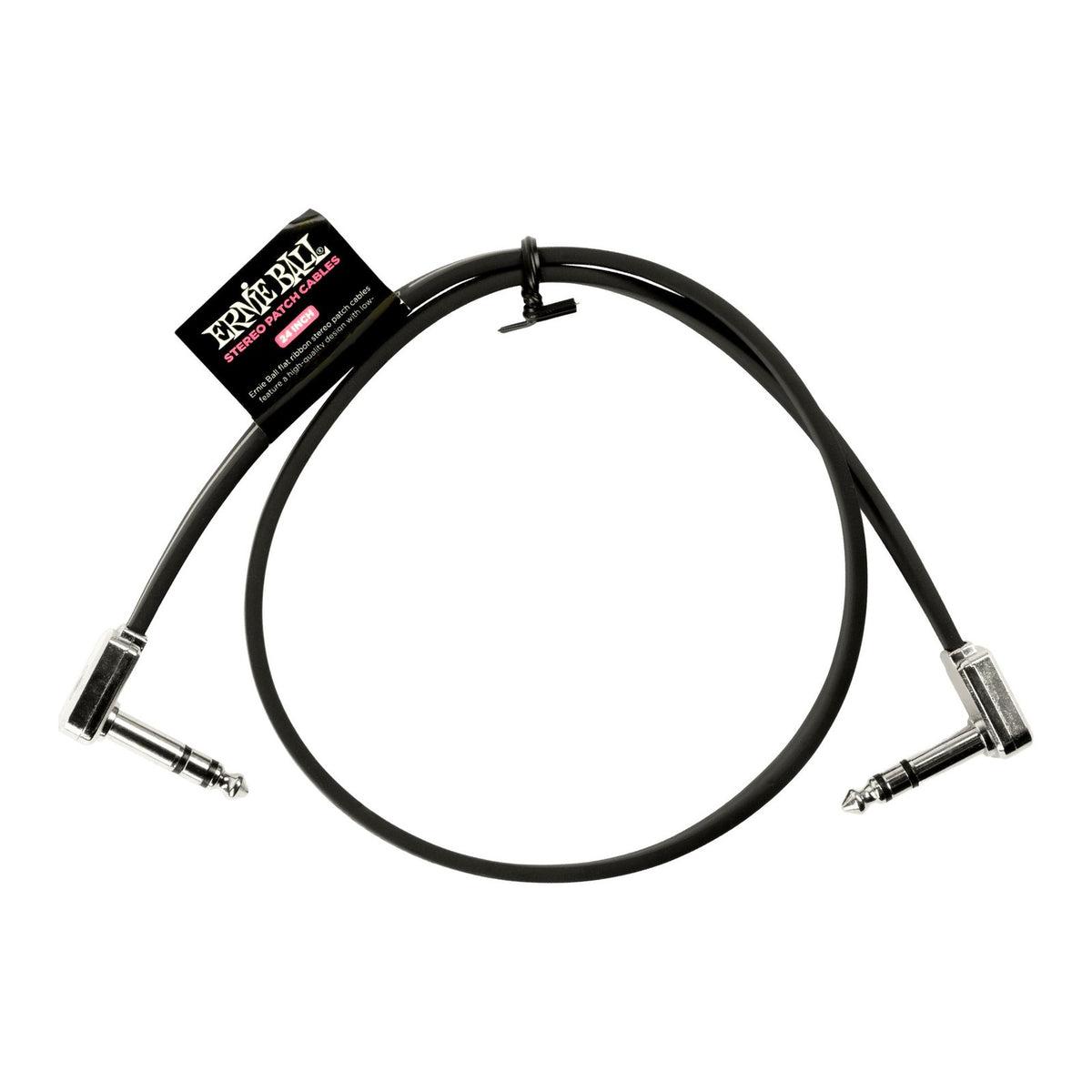 Dây Cáp Patch Stereo TRS Ernie Ball Flat Ribbon Stereo Patch Cable – 61cm (24 inch)
